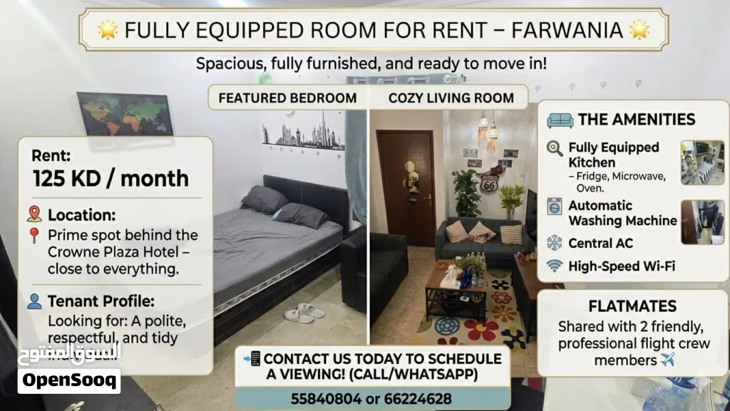 Room For Rent In Farwaniya Block 6