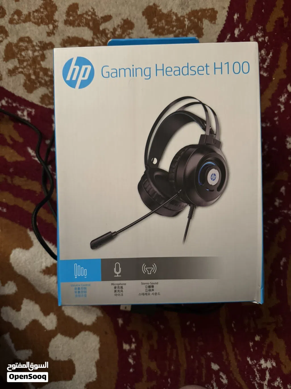 سماعه جيمنج h100 من نوع hp