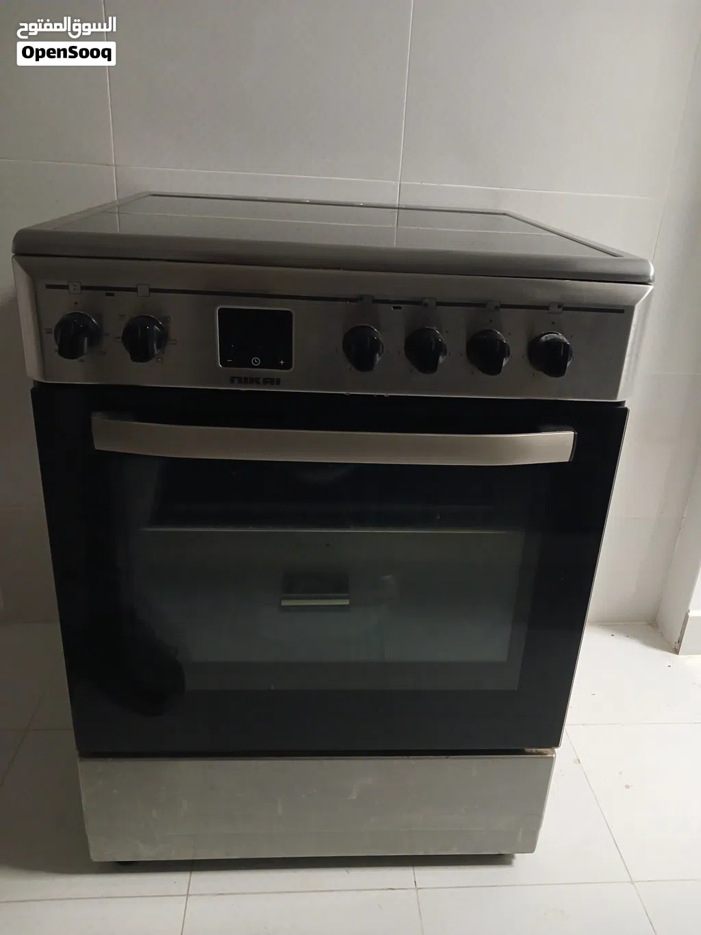 Nikai 4-Burner Electric Cooker with Oven & Ceramic Top