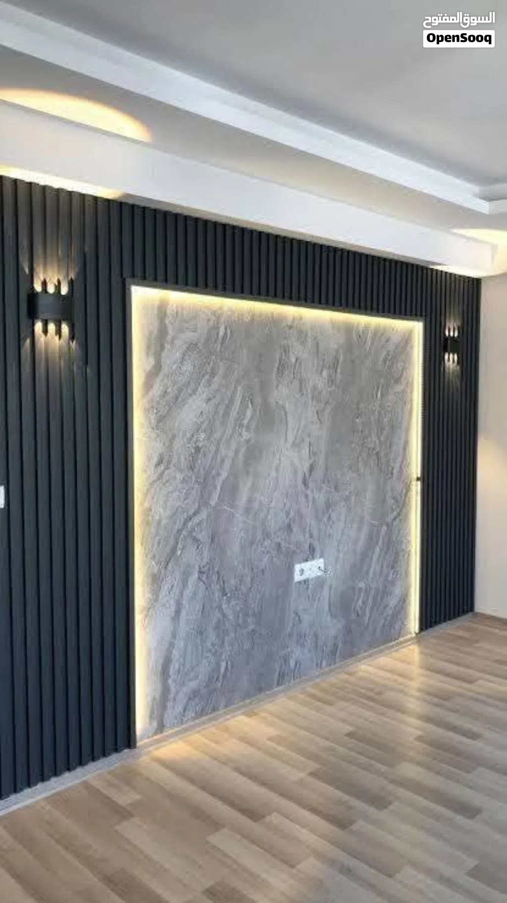 ديكور جبسمبورد معلم سوري قواطع جبص بورد اسقف جبسم بورد ديكورات شاشات واجهات ديكور اسمنت بورد فورسلنغ