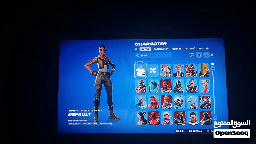 حساب فورتنايت متوسط يوزر خماسي سوني 30ریال قابل بشيء بسيط