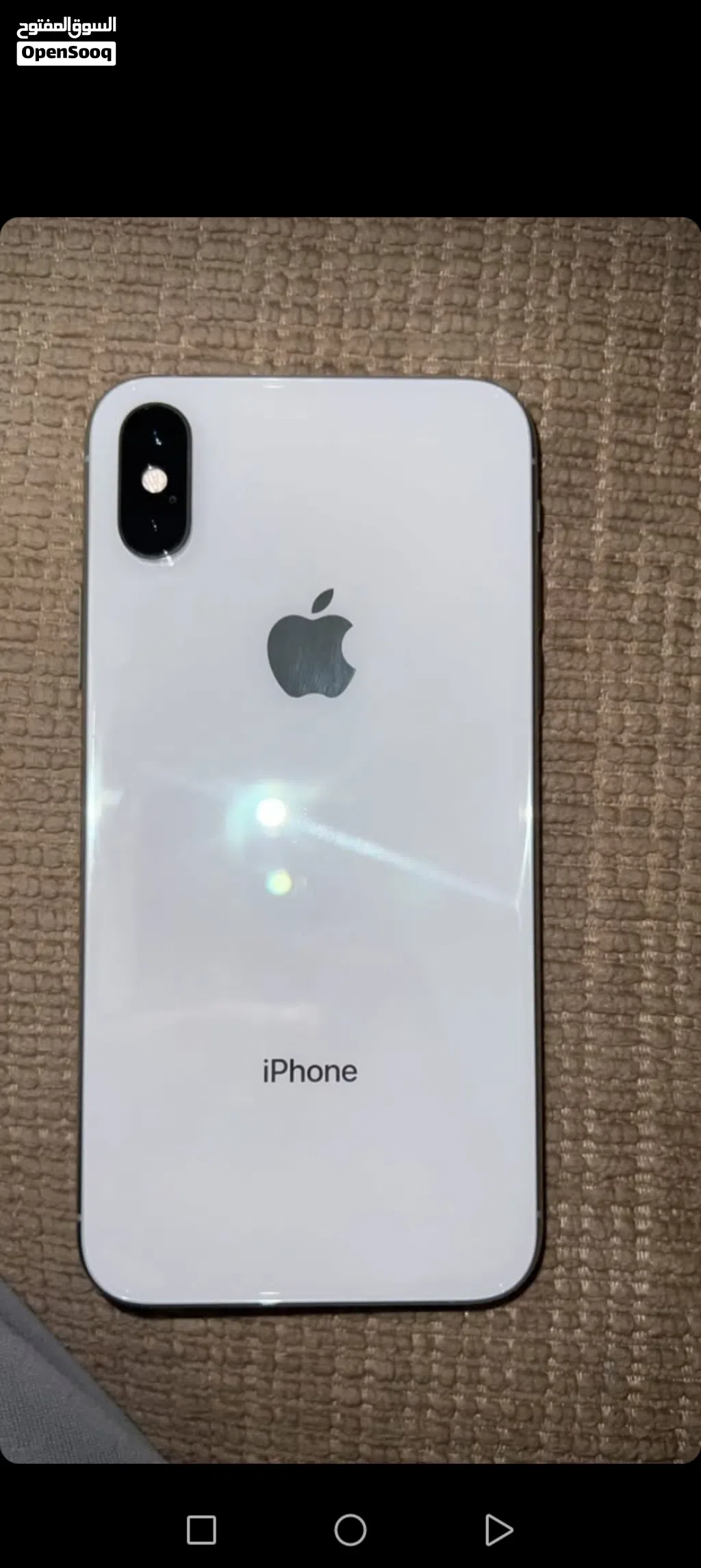 ايفون xs ابيض مستعمل
