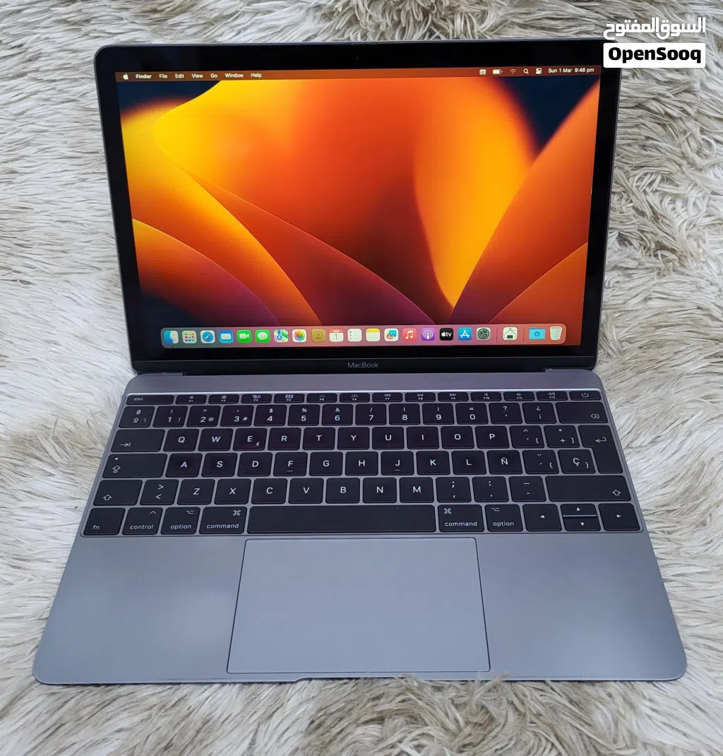 MacBook A1534 i7 2017 16gb Ram macOS Ventura 13.7.8 Ultra Slim Retina Display Type C port
