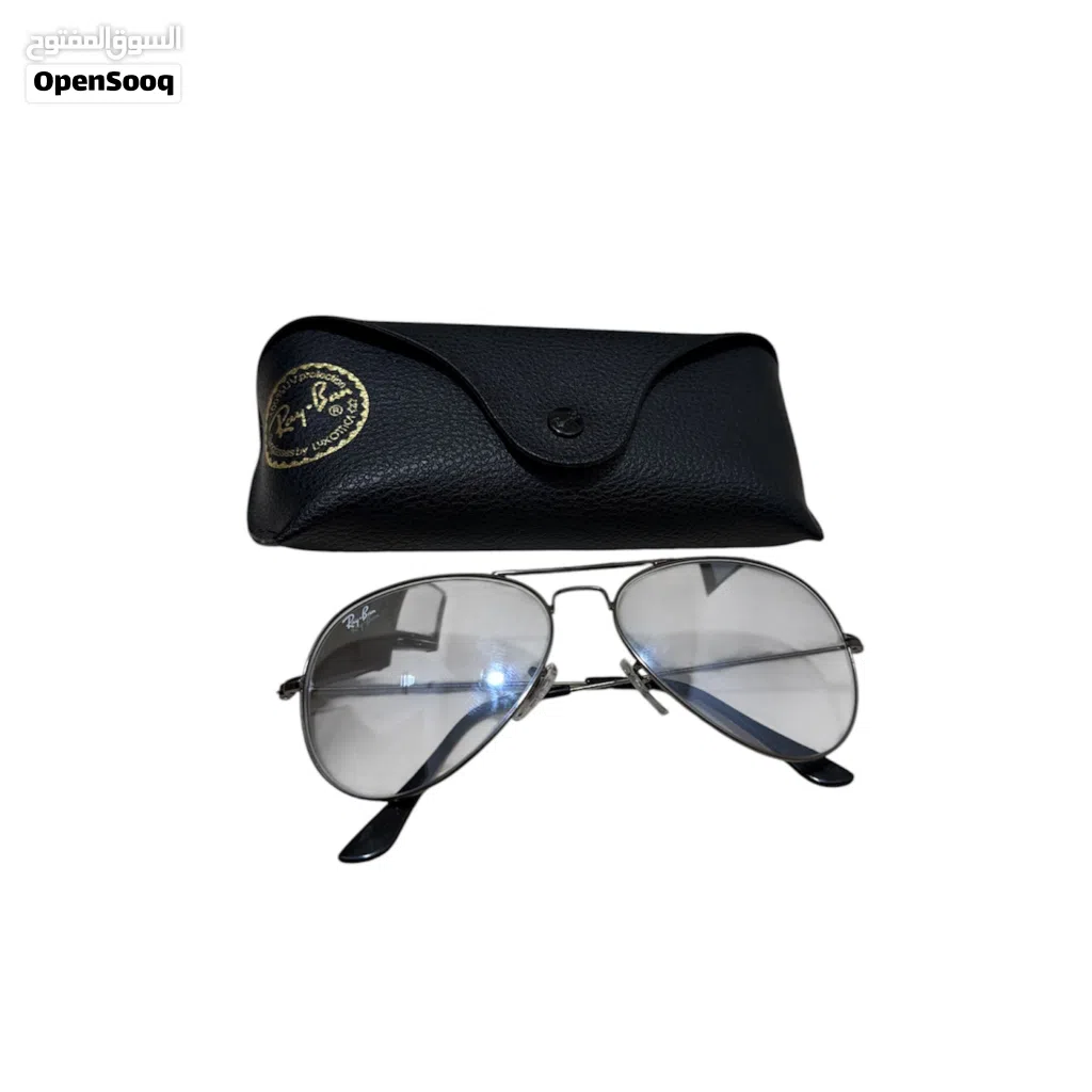 Authentic Ray-Ban Aviator Mirror Sunglasses Glass Lenses 58-14 w/ Original Case