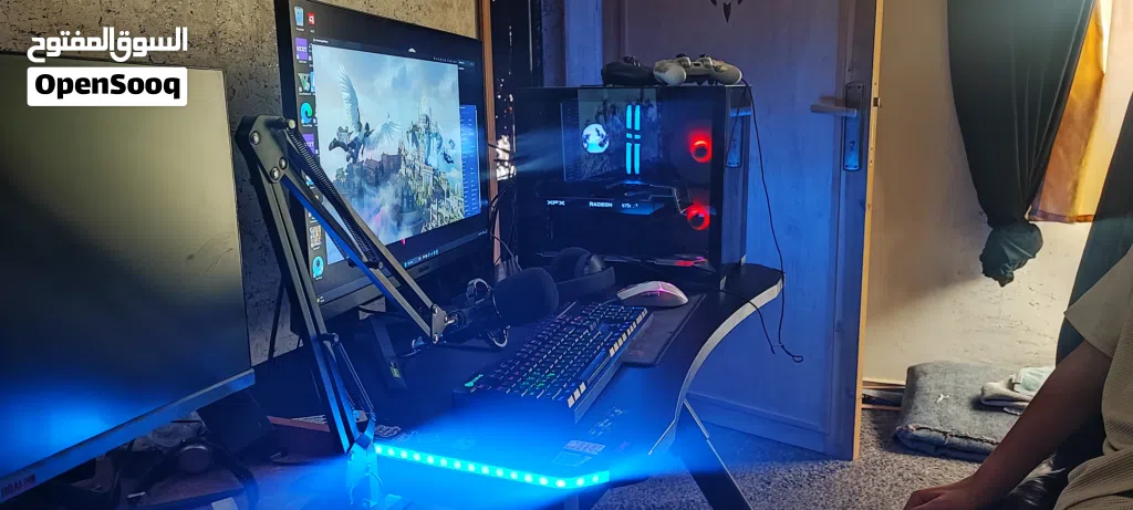 ست اب كامل.هاي اند قطع amd احترافيه اقوى تجميعه متناسقه للقيمنق والريندر و 3D والتصميم.