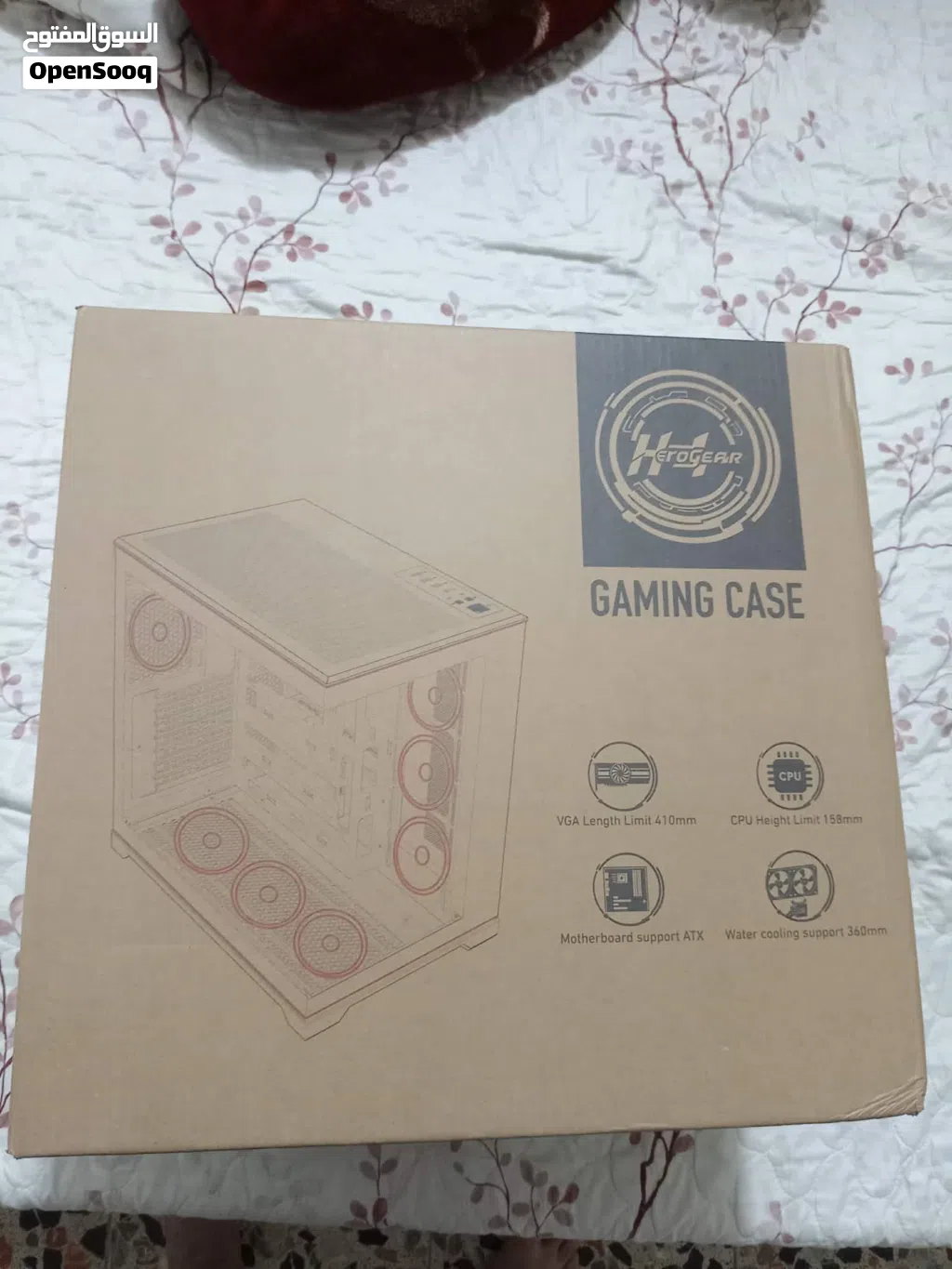 Case: Hero Gear Gaming Case 10Fan A-RGB Black