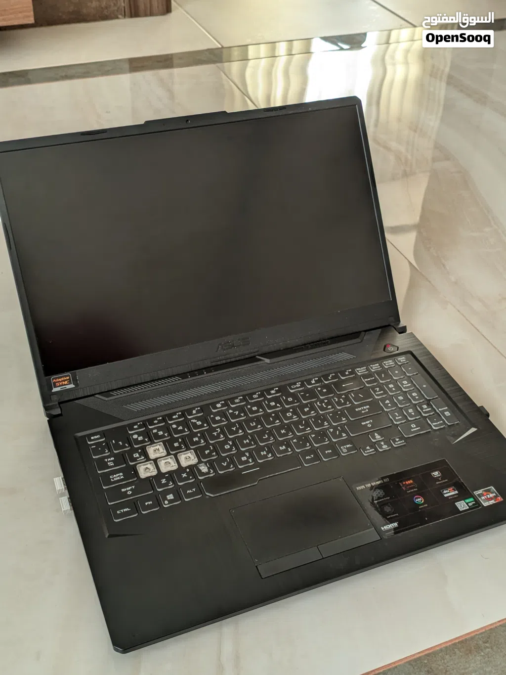 للبيع لابتوب ASUS TUF Gaming A17 (FA706IU-H7015T).. اقرأ الوصف