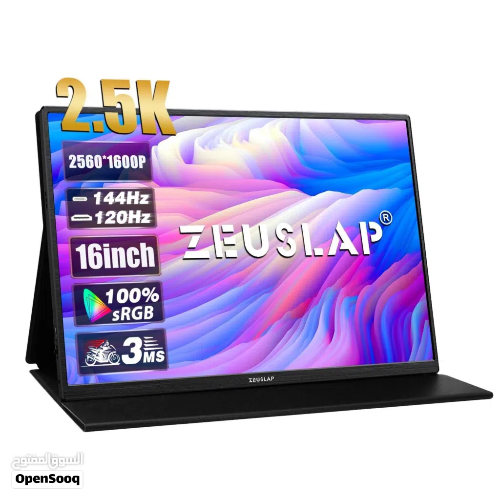 شاشة محمولة Zeuslap P16K نظيفة جدا
