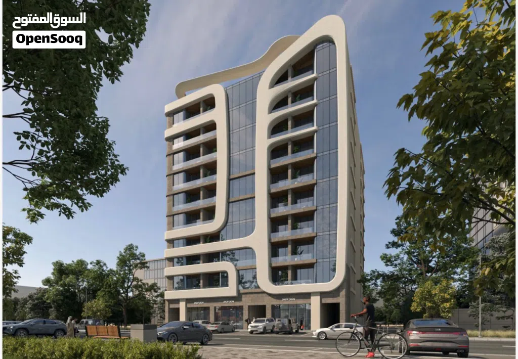 شقة ذكية حديثة بالكامل، غرفتان، بموقع مميز بالعذيبة Fully smart 2BHK in a prime location Azaiba