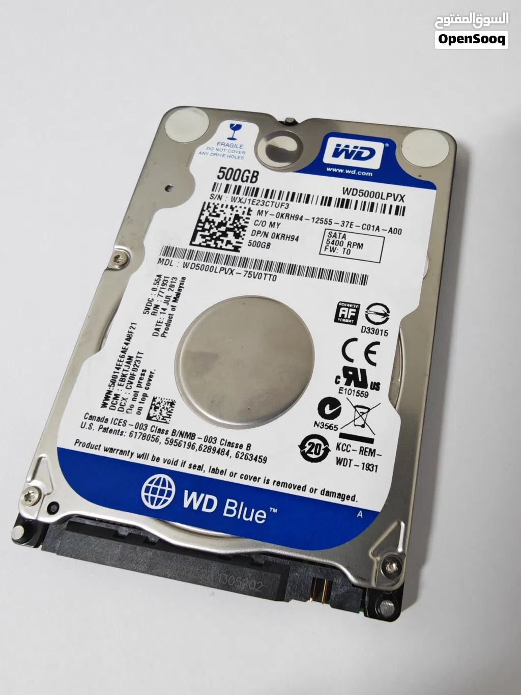 هارديسك hdd WD 500