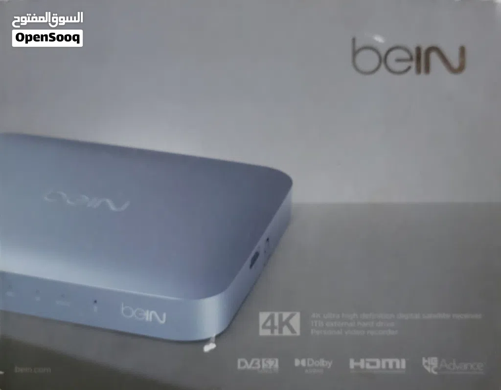 جهاز BEIN SPORT 4K مع هارد وكالة 1TB