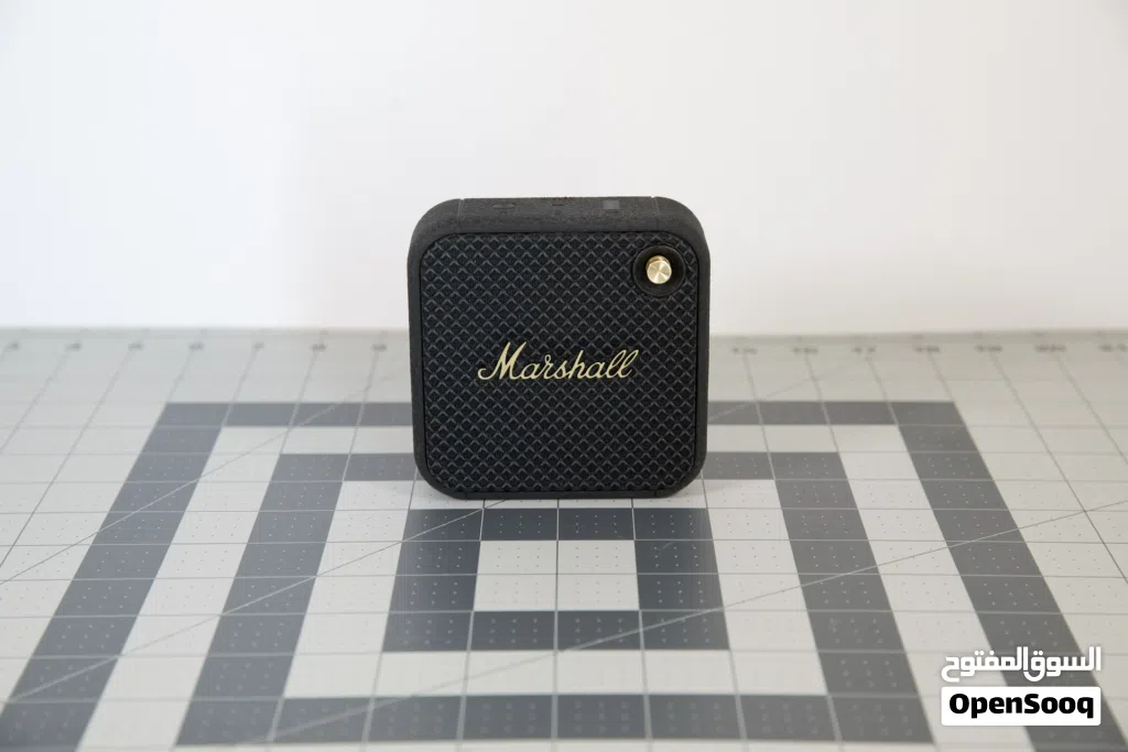 Marshall Willen Portable Bluetooth Speaker - Black & Brass