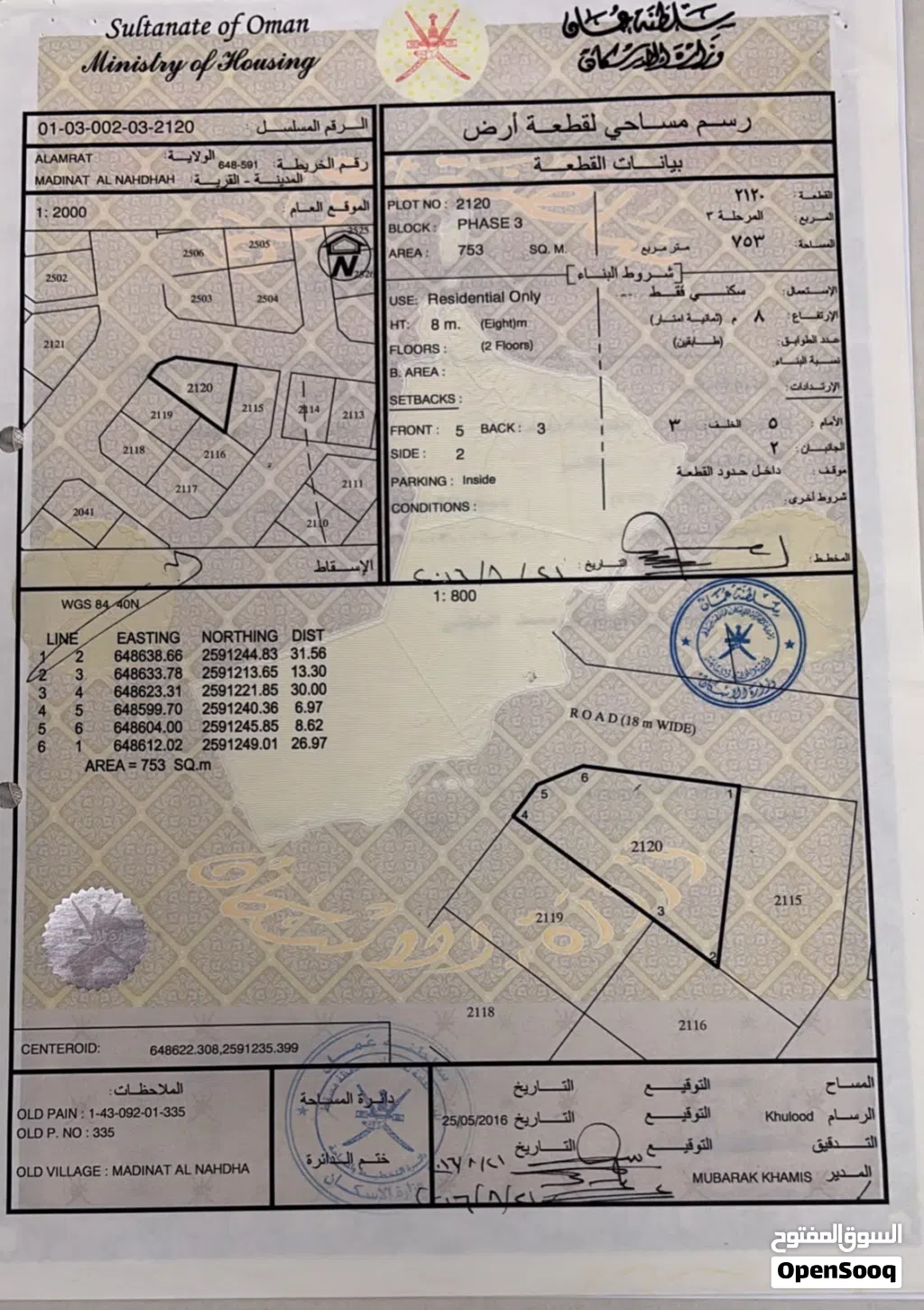 الارض للبيع سوبر كورنر