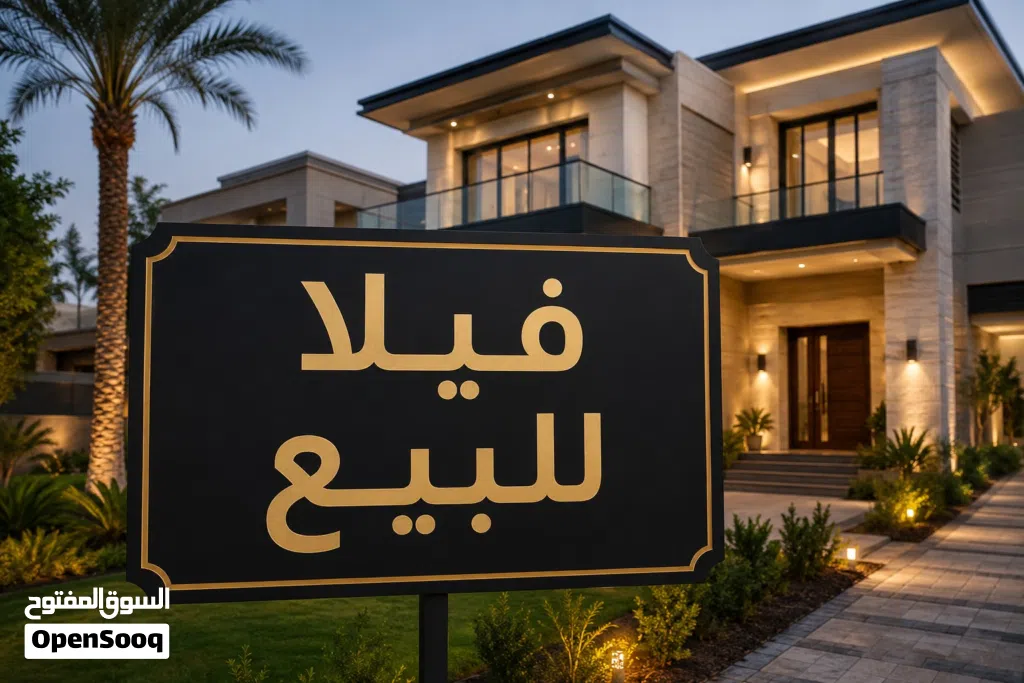 فيلا مميزة جدًا للبيع مساحة الارض 1021م / بالقرب من الدوار الرابع