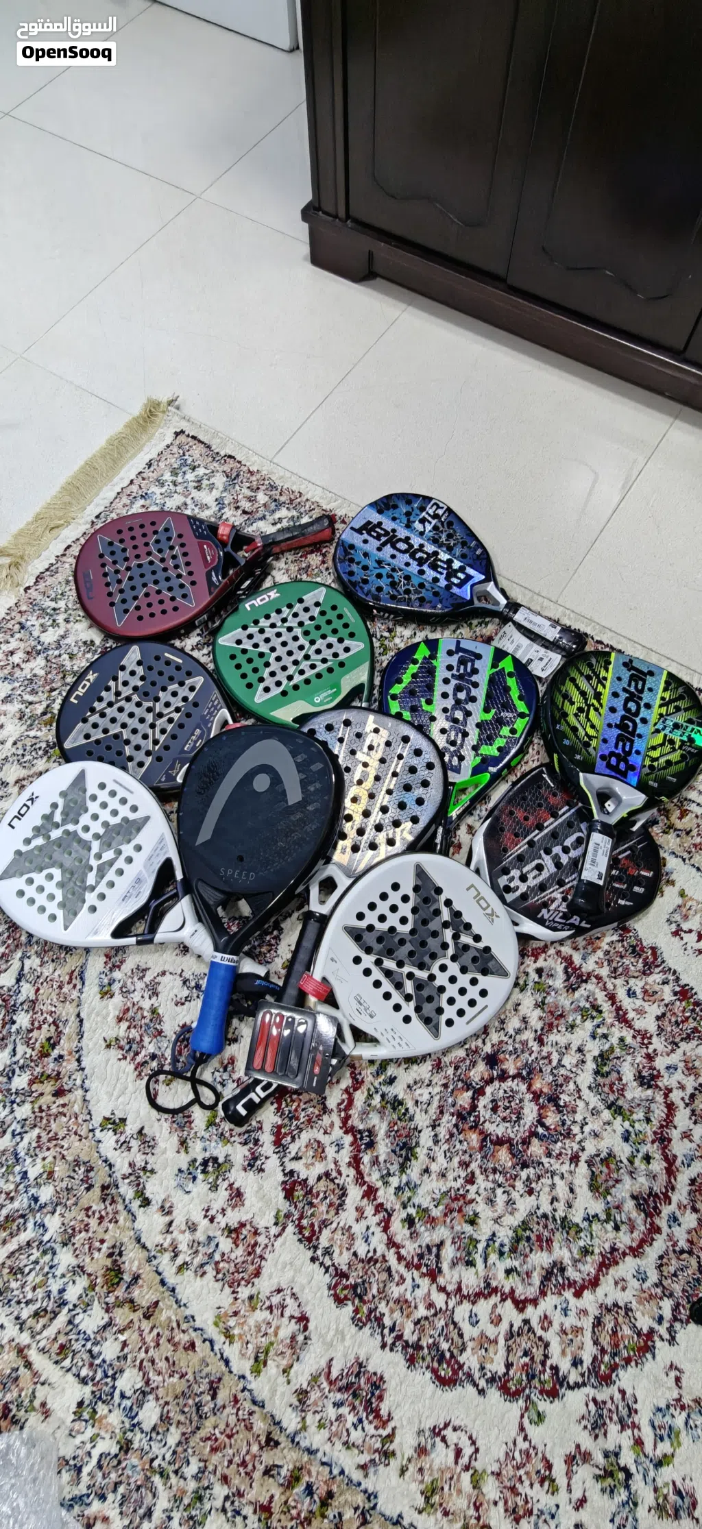 padel rackets,shoes and accessories مضارب و جواتي و اغراض بادل