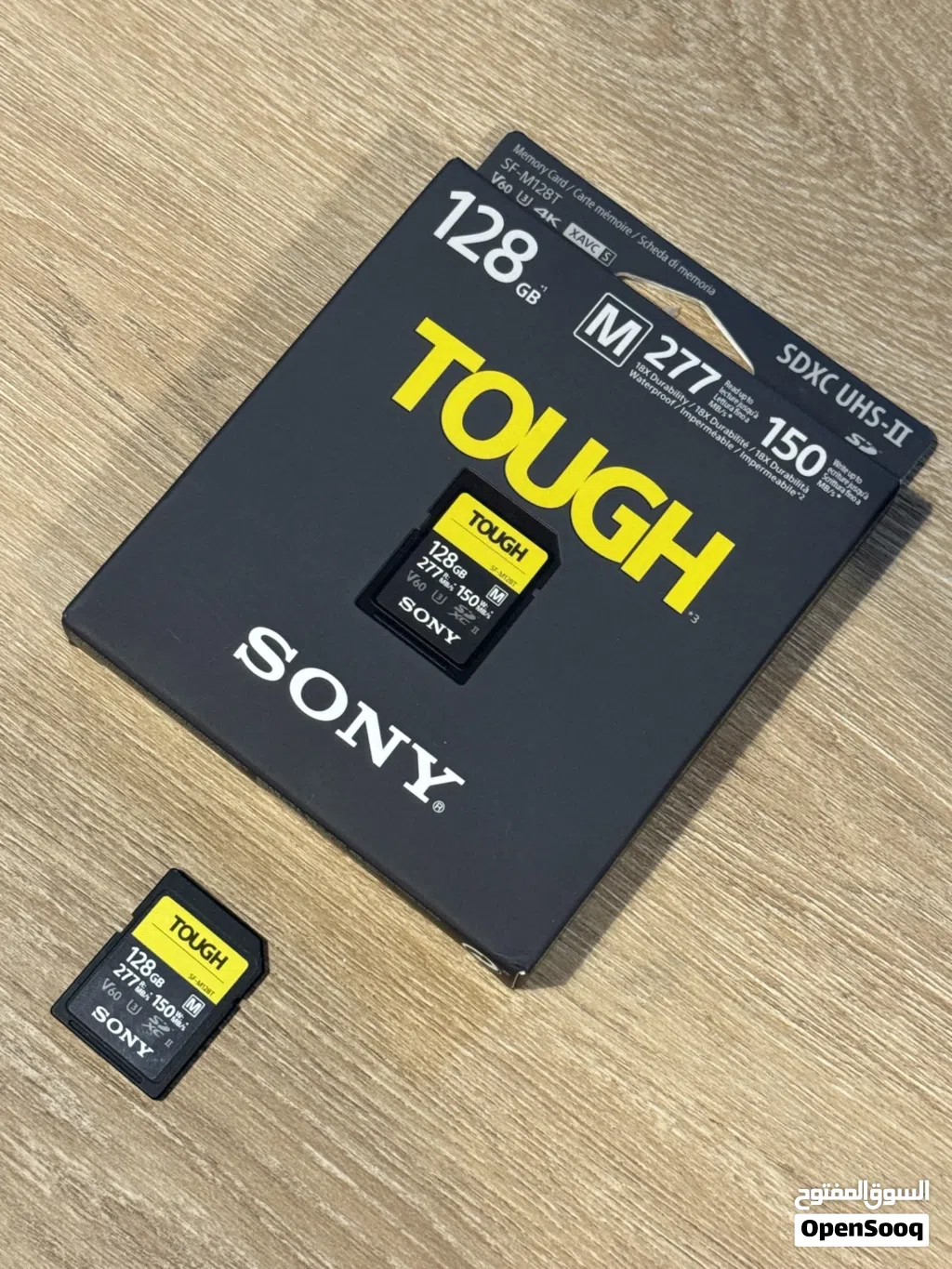 Sony 128GB SF-M Tough Series UHS-II SDXC Memory Card ممري