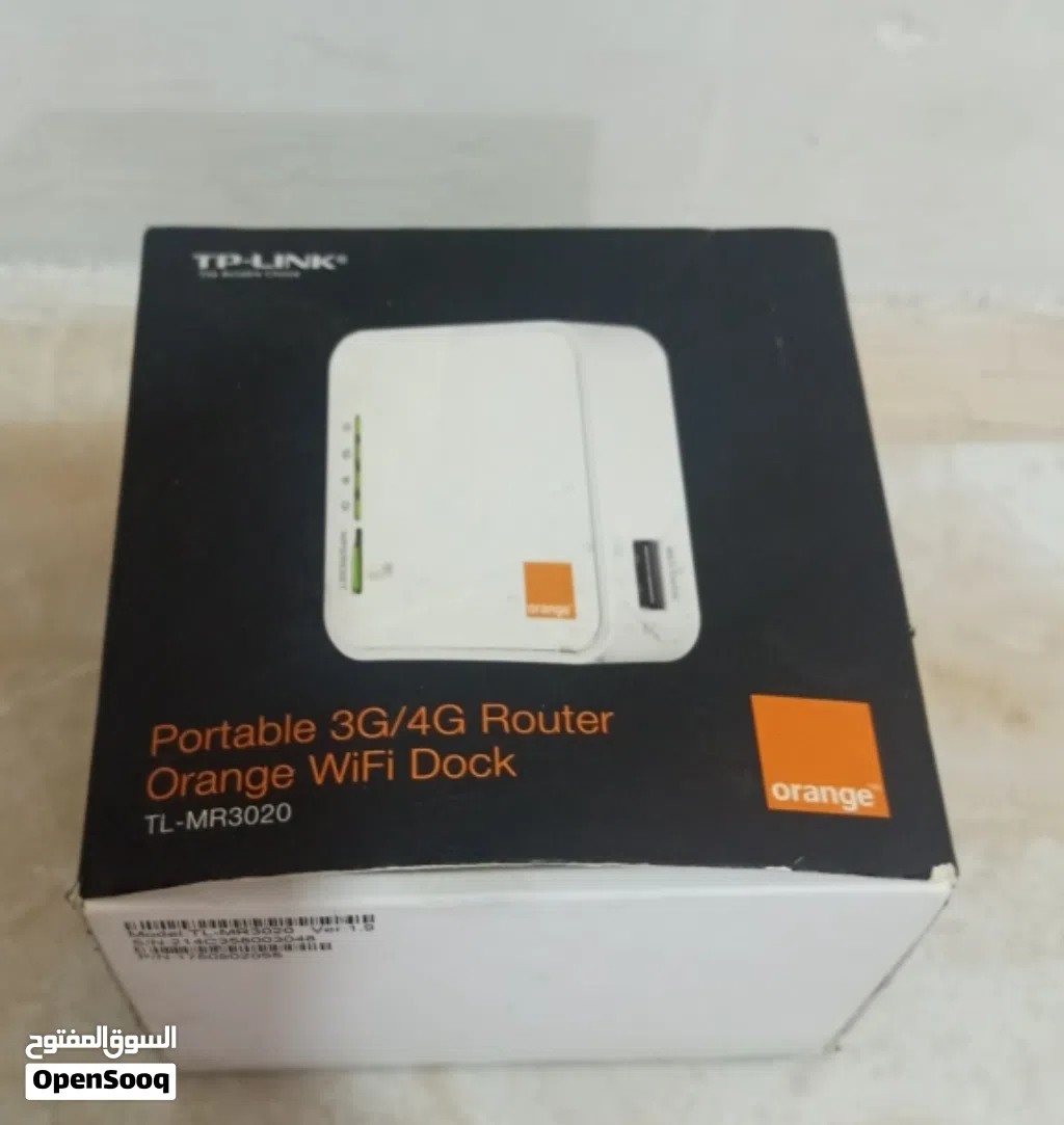 TP-Link Orange WiFi Dock 3G/4G راوتر دنانير للقطعتين5 بسعر