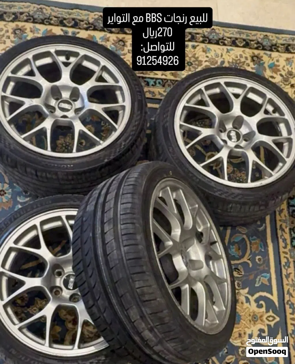 إطارات مستعملة بحالة جيدة مقاس 18 من علامة تجارية أخرى لعجلات السيارات ورنجات BBS