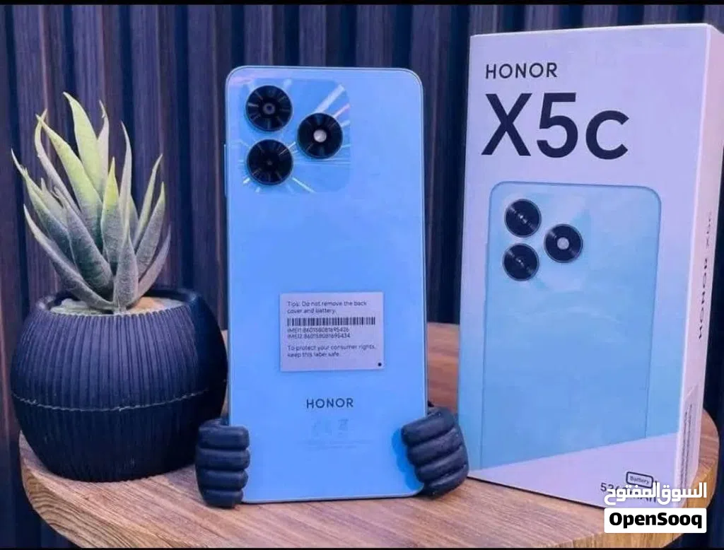 هونور x5c جديد بالكرتونة 64 جيجا 8 رام