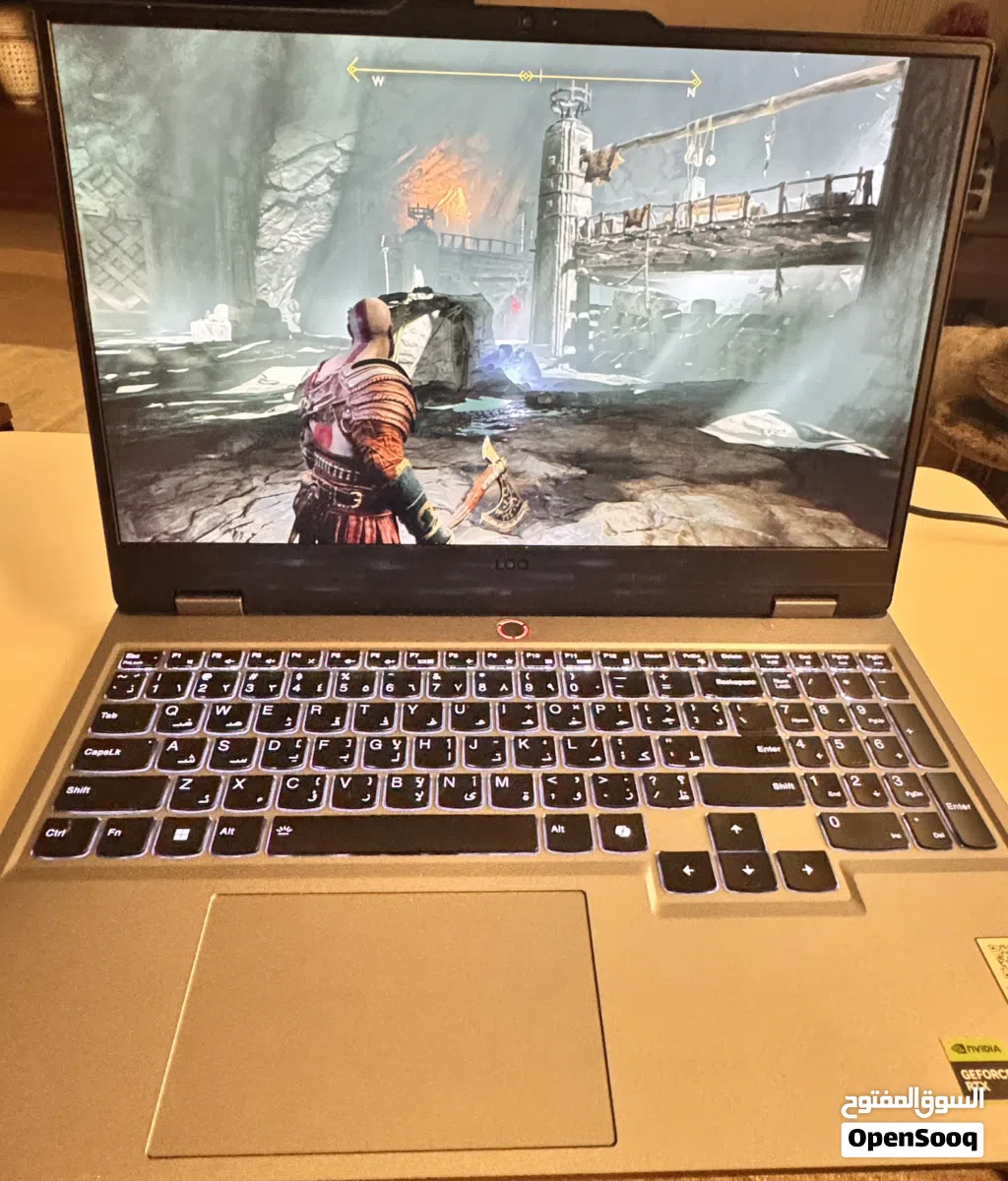i7 14th Gen - RTX 4060 8GB - 16GB RAM 5600MHz DDR5 - Gaming Laptop Lenovo LOQ بحالة ممتازة جداً