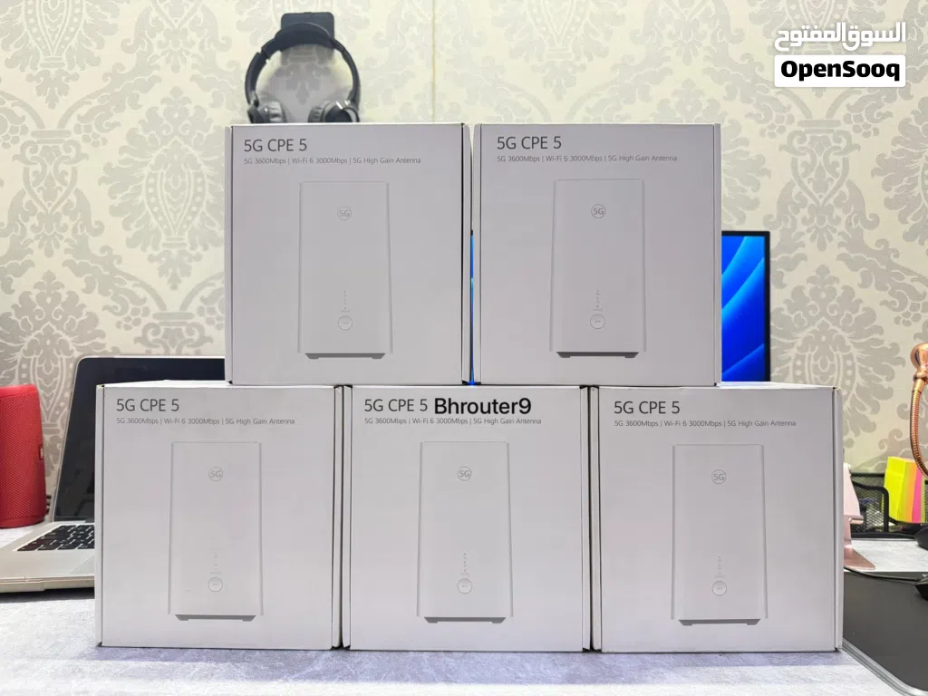 Brovi H155-382 5G Cpe 5 high-speed 5G wifi router Wi-Fi 6 for fast internet zain sim work