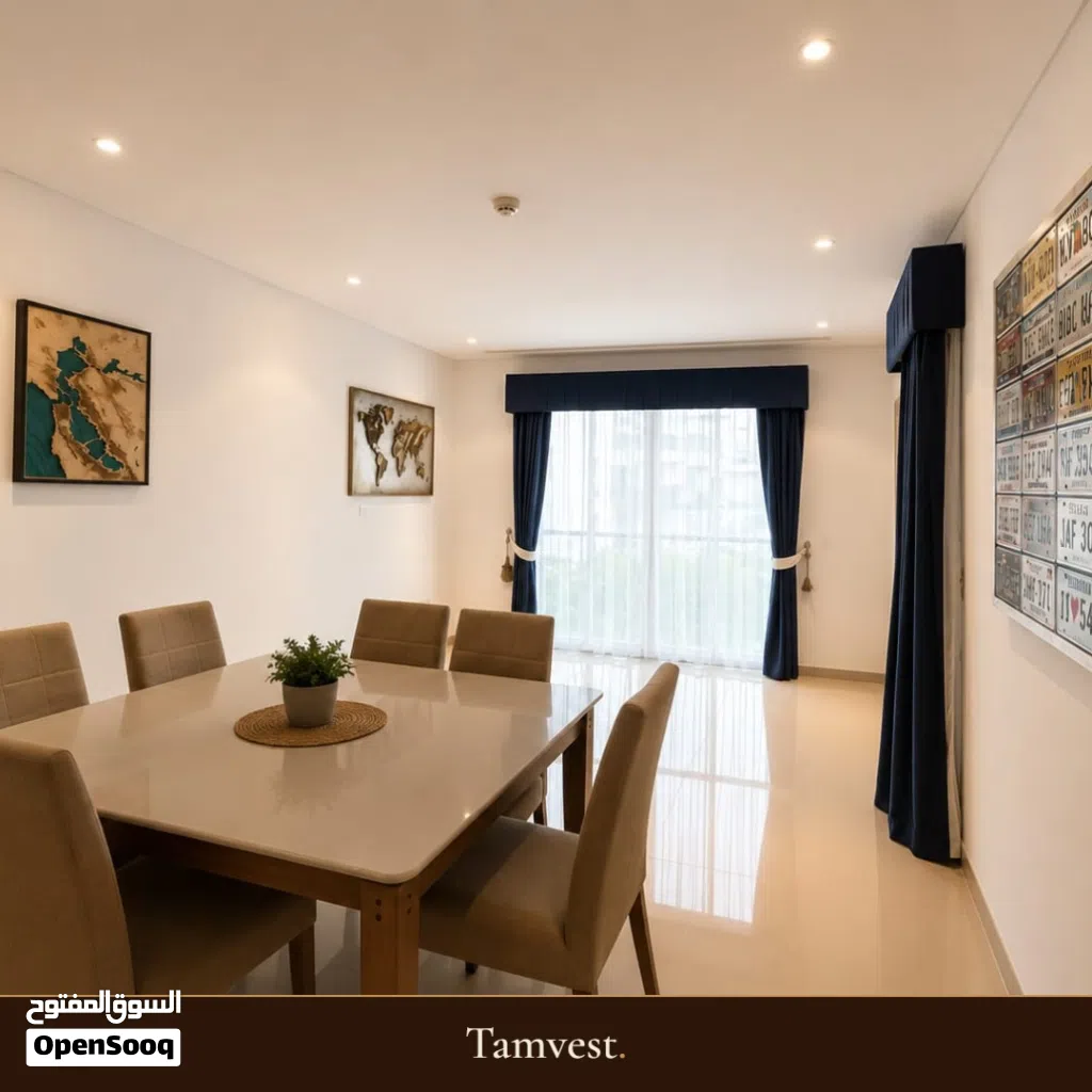 Fully Furnished 2-Bedroom Apartment for Rent in Al Mouj