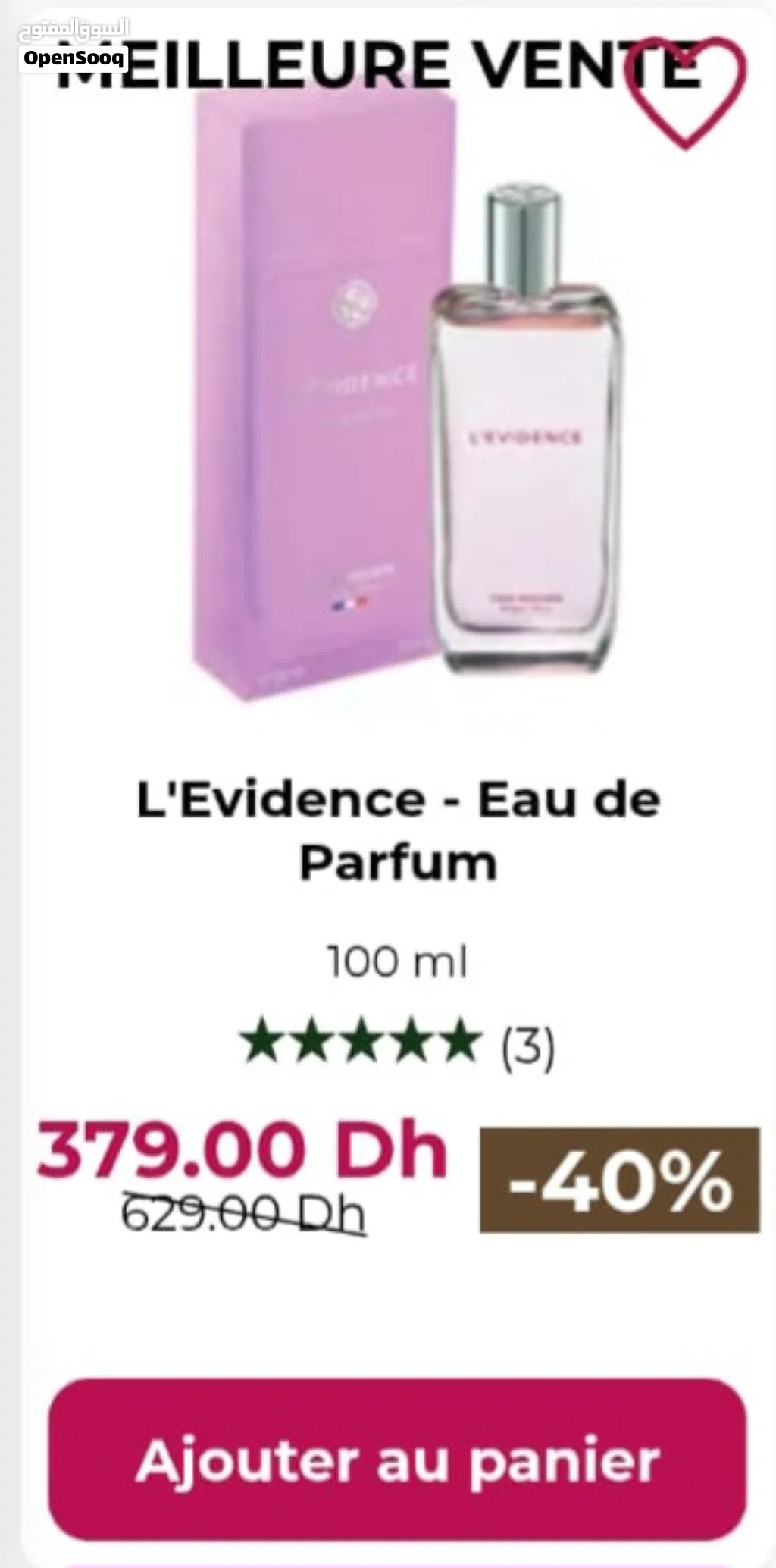L'evidance - Eau De Parfum