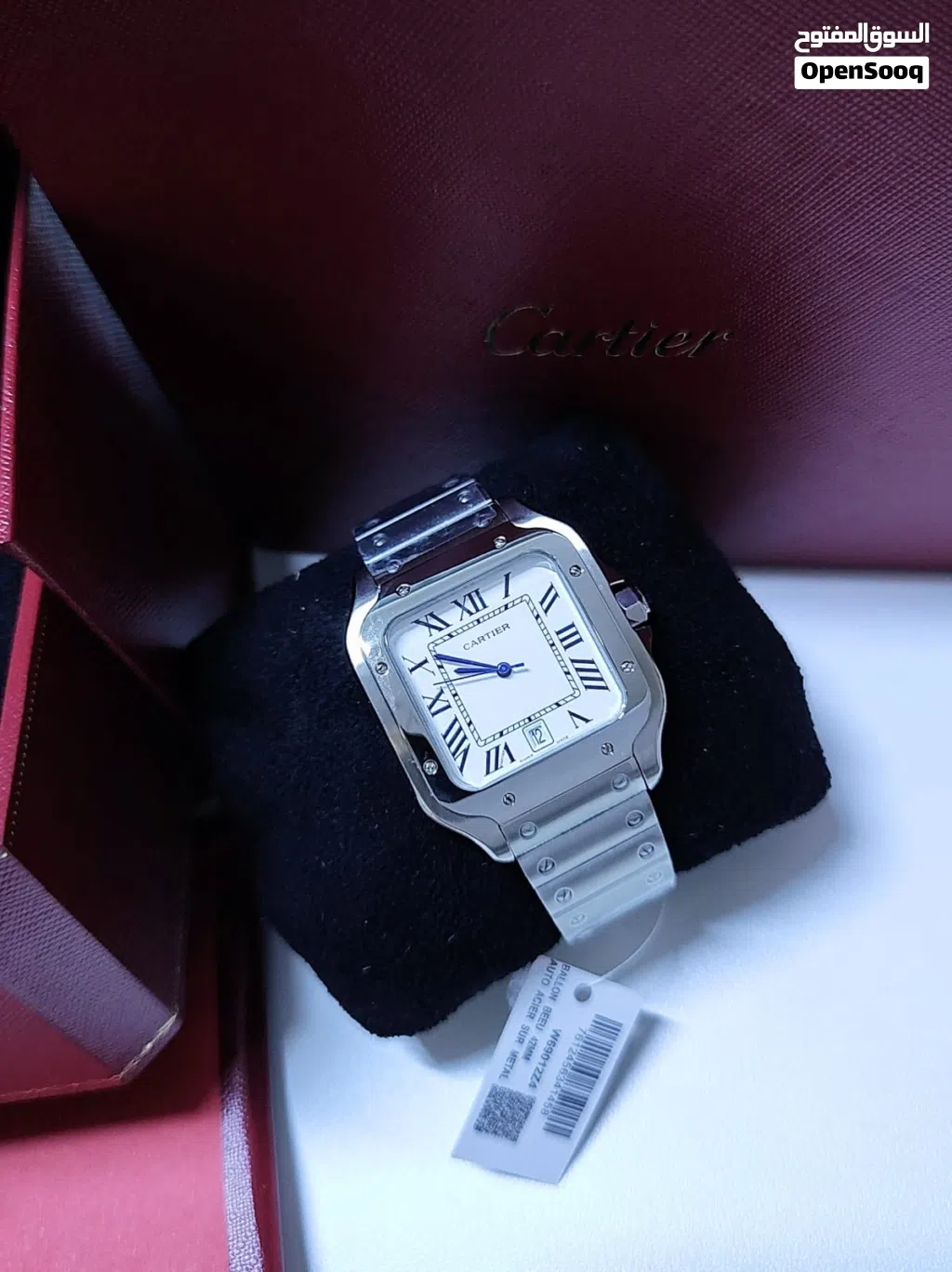 Santos de Cartier Automatic watch for men ساعة سانتوس دي كارتييه أوتوماتيكية للرجال