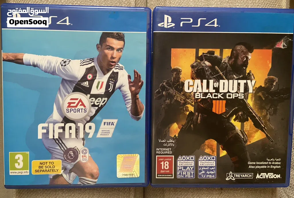 شريطين PS4 للبيع
