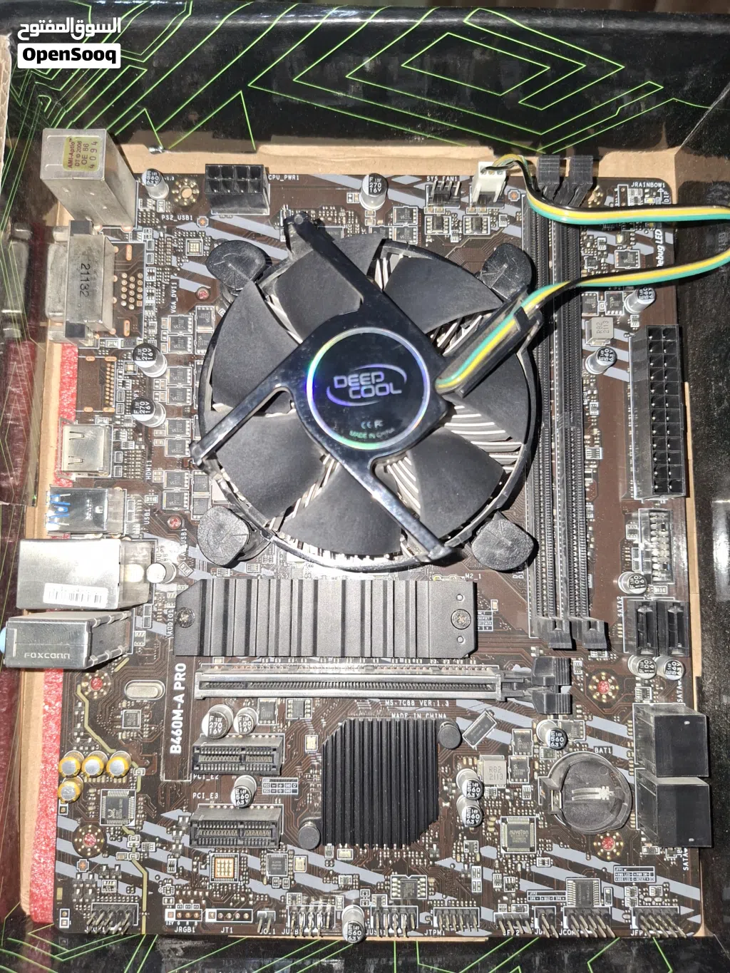 كومبو للبيع Cpu : intel i3 - 10100 - Intel UHD 630 MB : msi B460M PRO