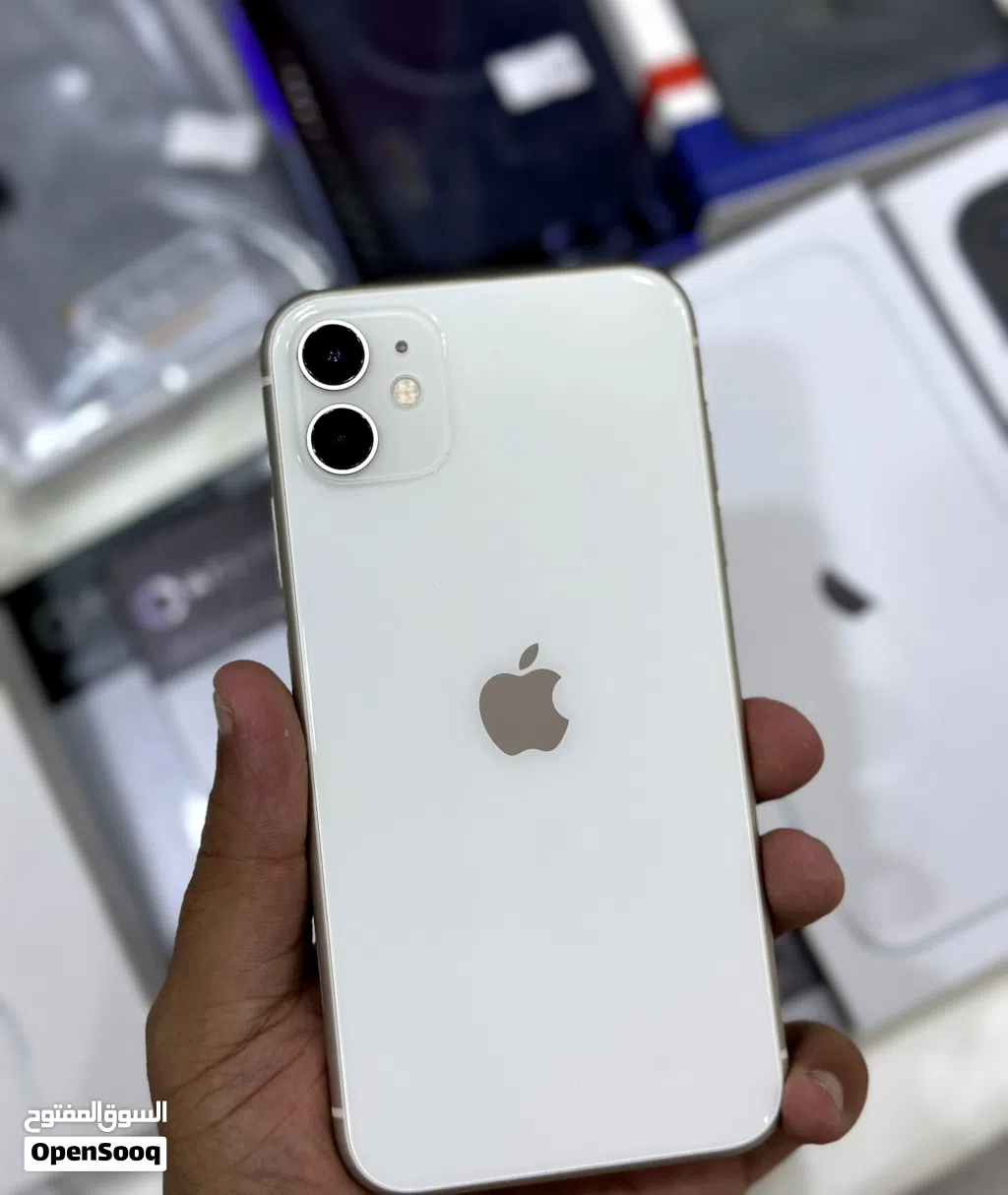 عرض خاص : iPhone 11 128gb هواتف بحالة الوكالة مافيها اي مشاكل مع ضمان و ملحقات و بأقل سعر