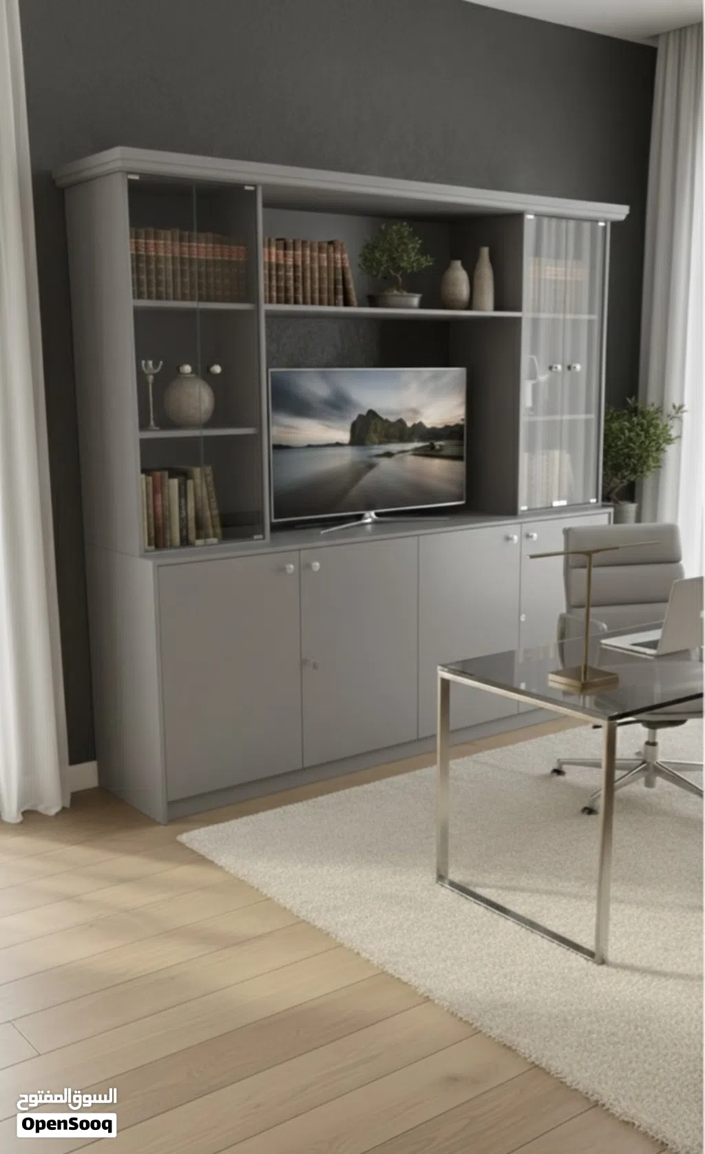 مكتبة حائط للبيع Wall unit for sale