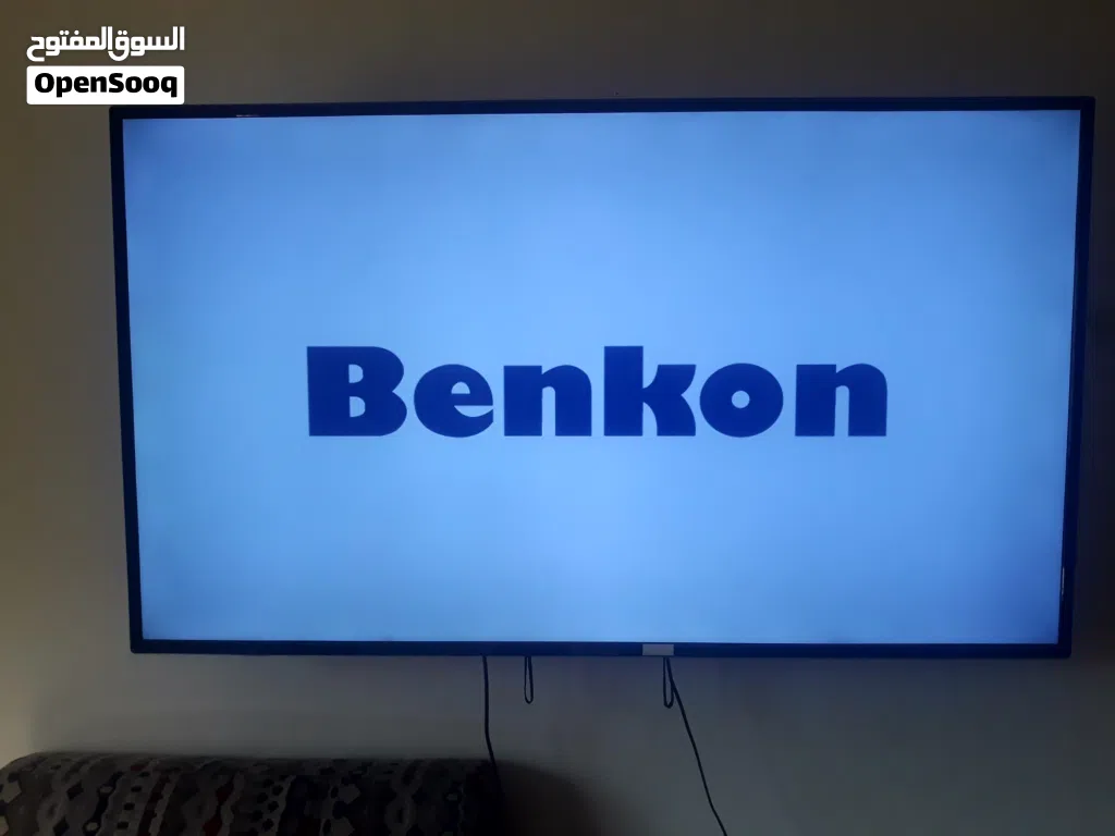 شاشة بينكون BENKON إيطالي 55 inch بوصه فل سمارت Smart 4K شبه جديد وبحاله ممتااازه.