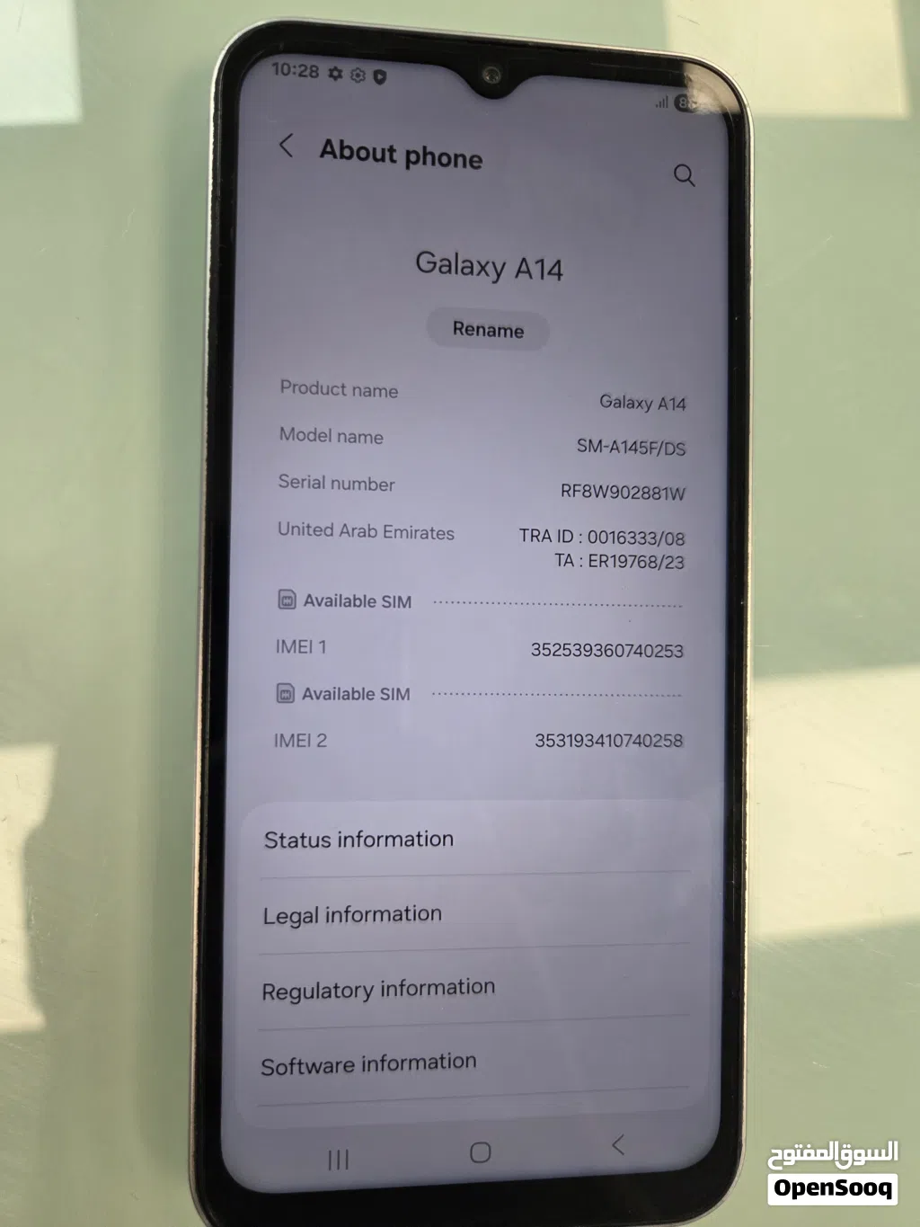 Samsung Galaxy A14 - 64GB - Good Condition سامسونج جالكسي A14 - 64 جيجا - حالة جيدة