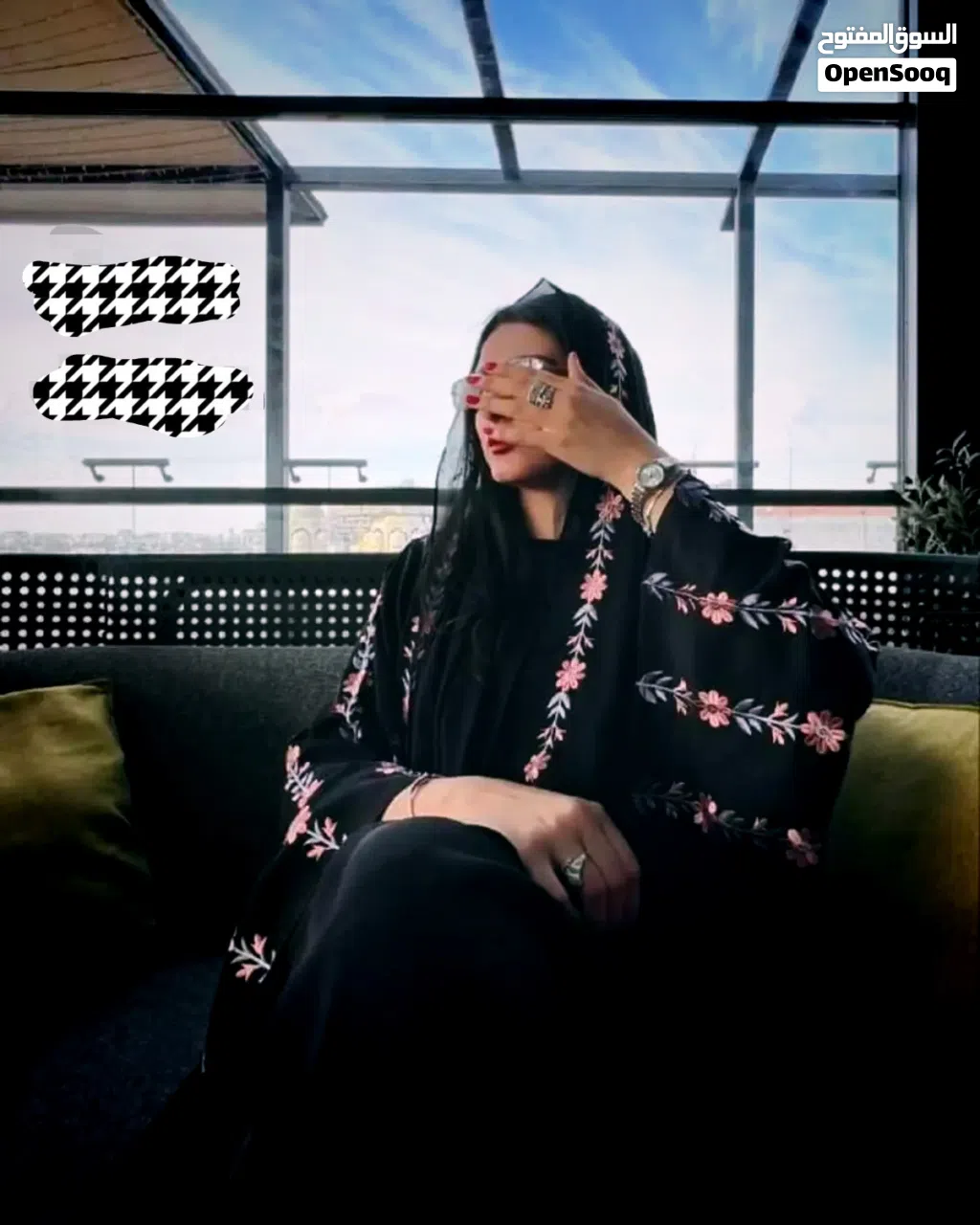 عباي مطرزه + شالها
