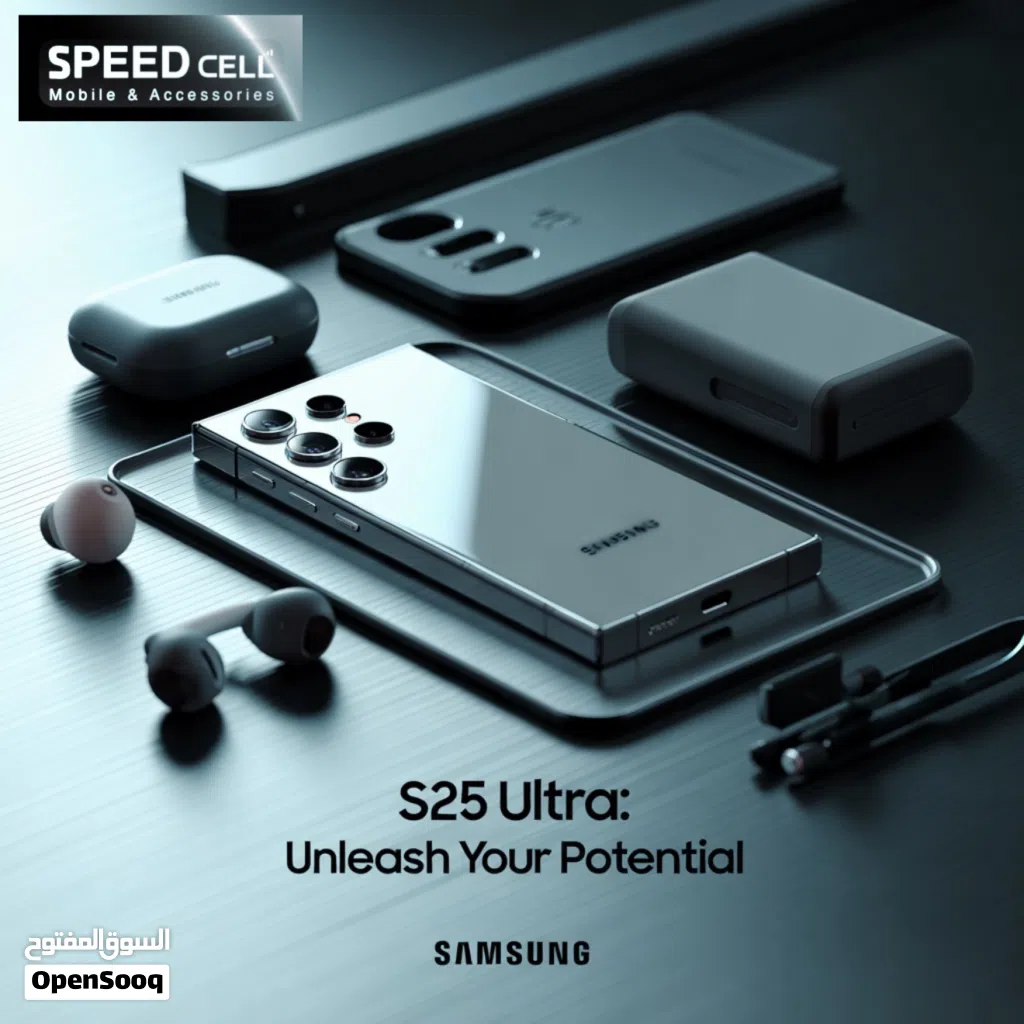 جديد و لفترة محدودة Galaxy S25 Ultra 256GB وارد شرق اوسط متوفر لدى سبيد سيل