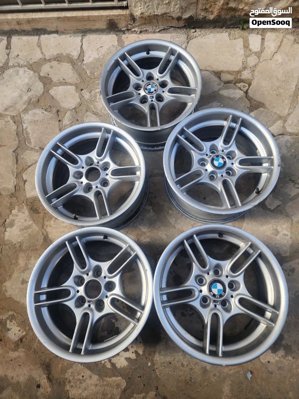 جنط bmw e39 M-Tech 5 حبات بيركب على وطواط 520 e36 e46 e34