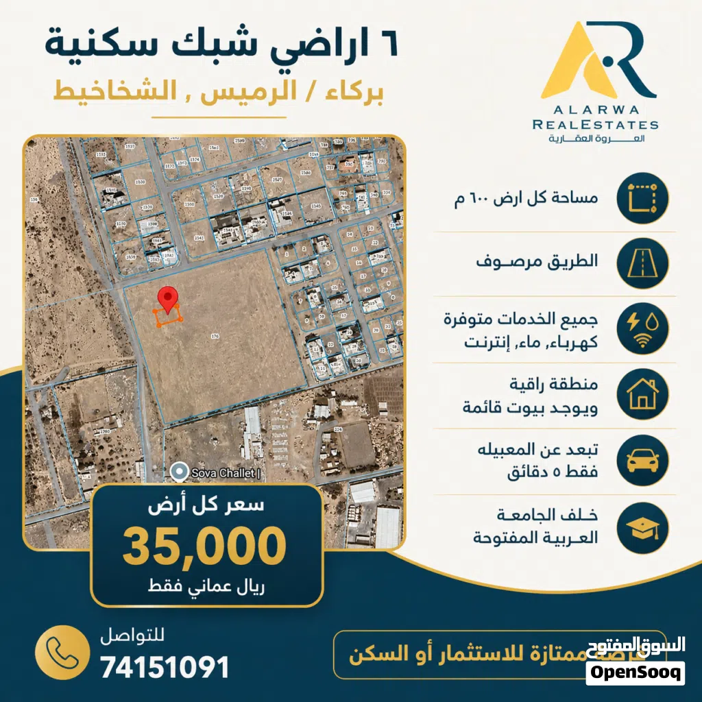 لحق ماتلحق 6 قطع شبك بالشخاخيط خلف الجامعه العربيه وقريب مدينة السلطان هيثم