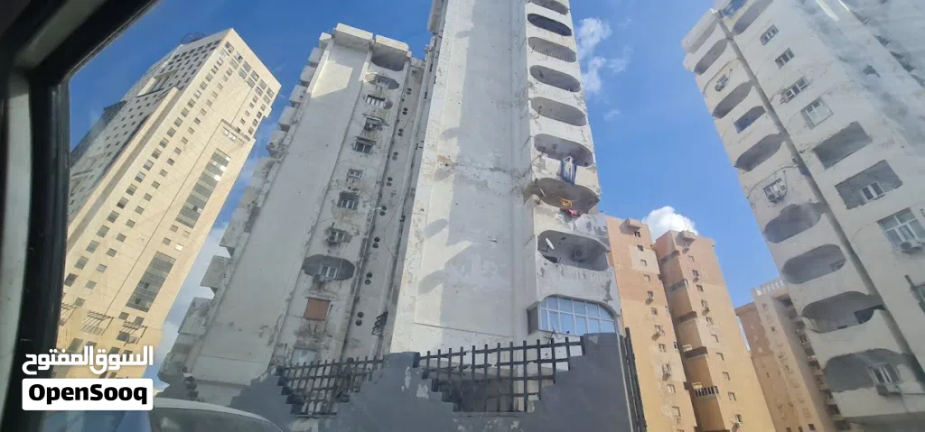 شقة في عمارات 7 اكتوبر جانب برج بوليله
