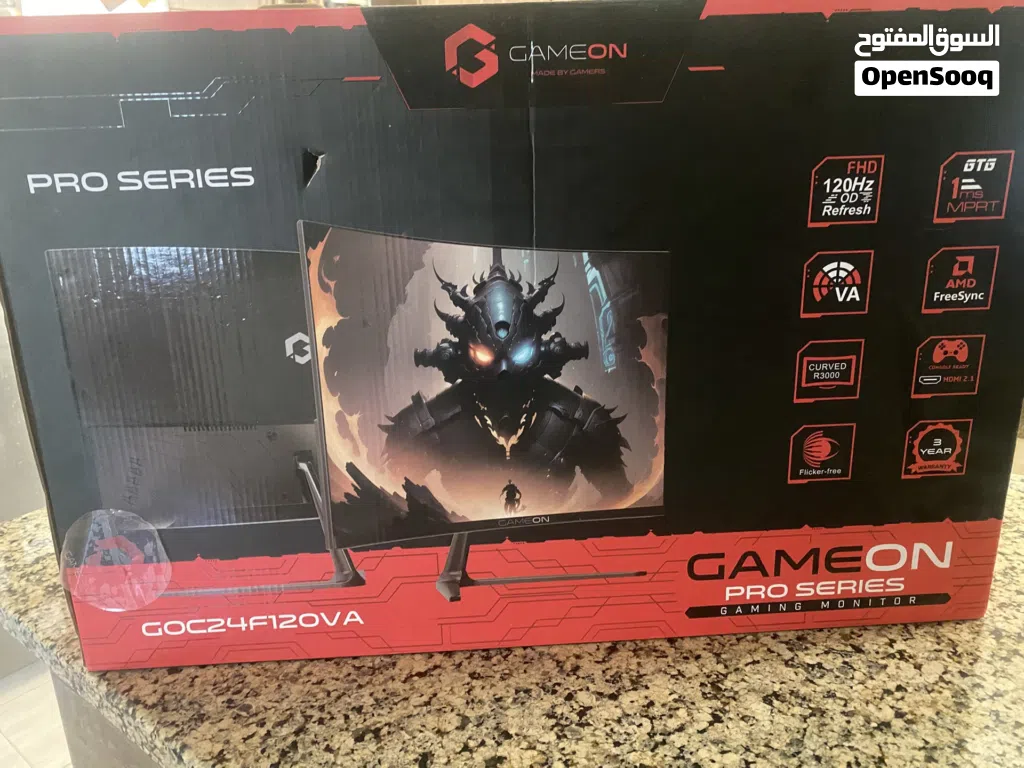 Monitor 120hz-curved R3000-warranty 3years-1ms MPRT