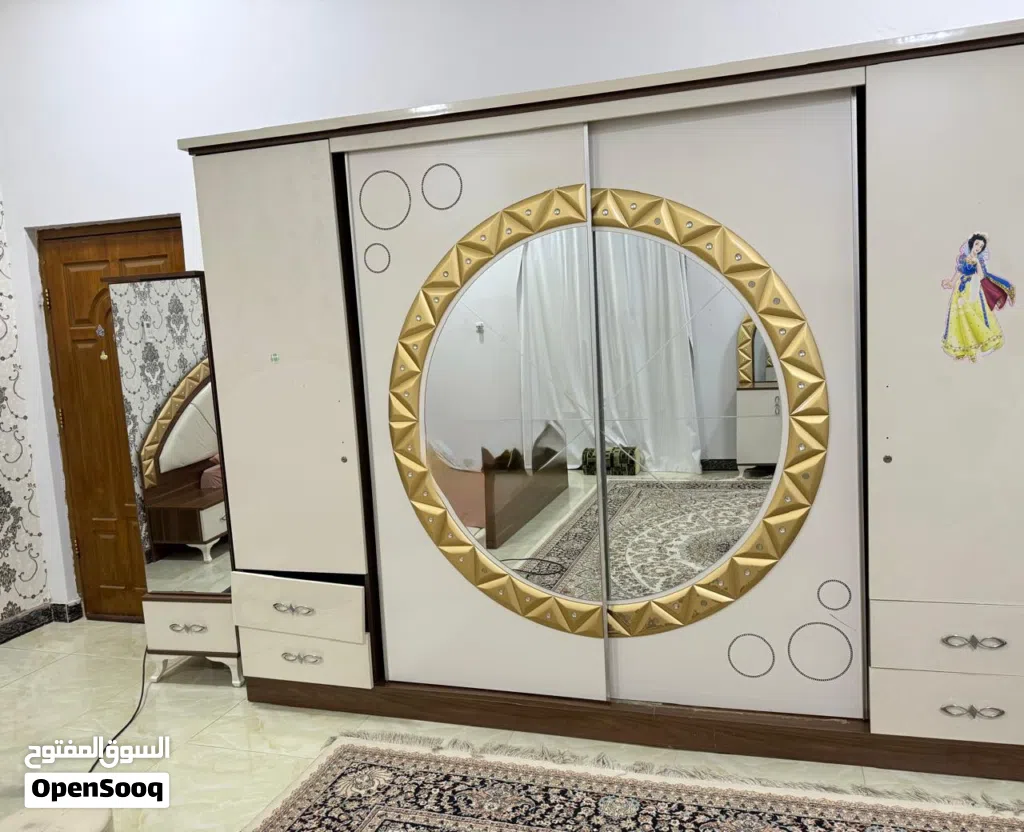 غرفة نوم تركية للبيع مستعمله نظيفه