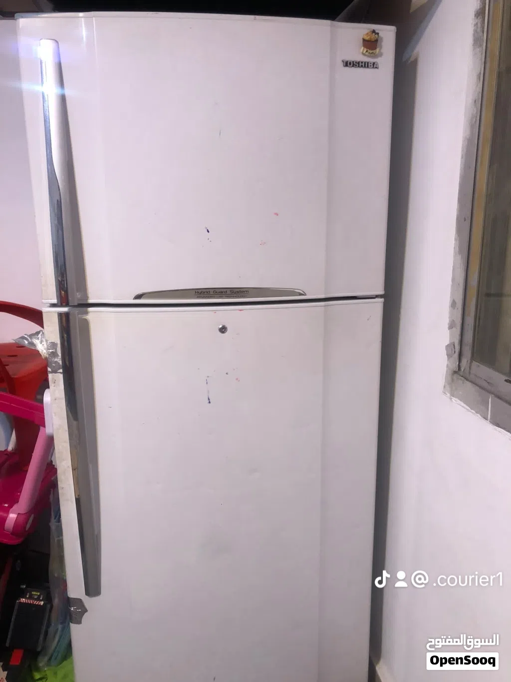 ثلاجه توشيبا بحاله ممتازه Toshiba refrigerator is in excellent condition
