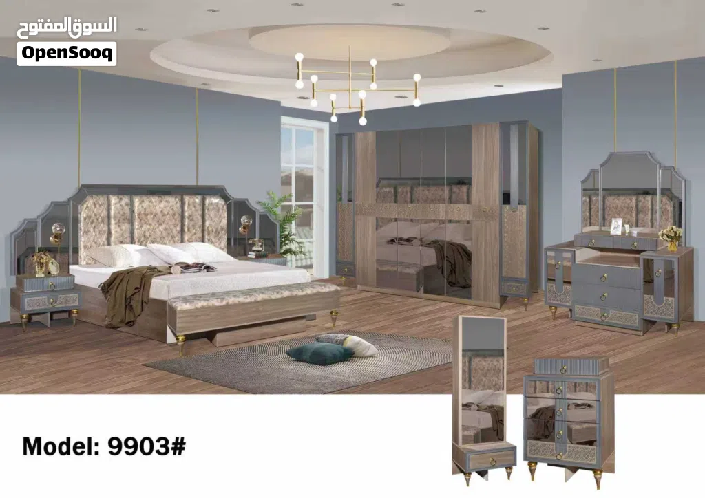 China 7 pice bed room and 10 pice bed room set
