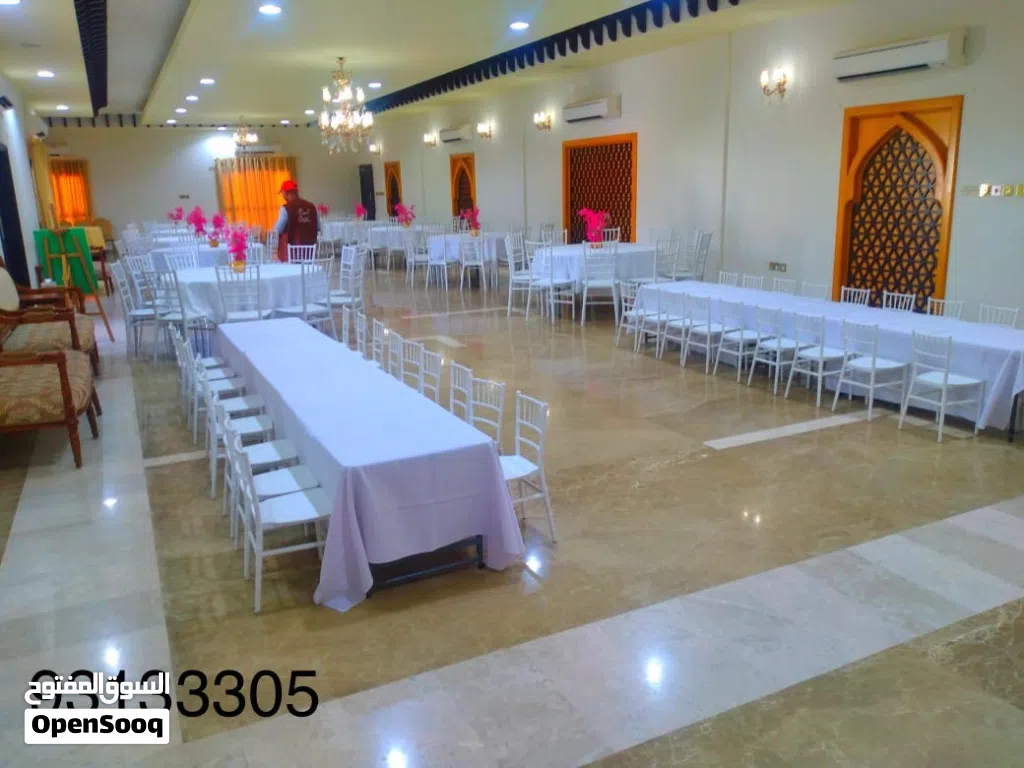 تاجير و تنظيم الحفلات والمناسبات ومكيفات