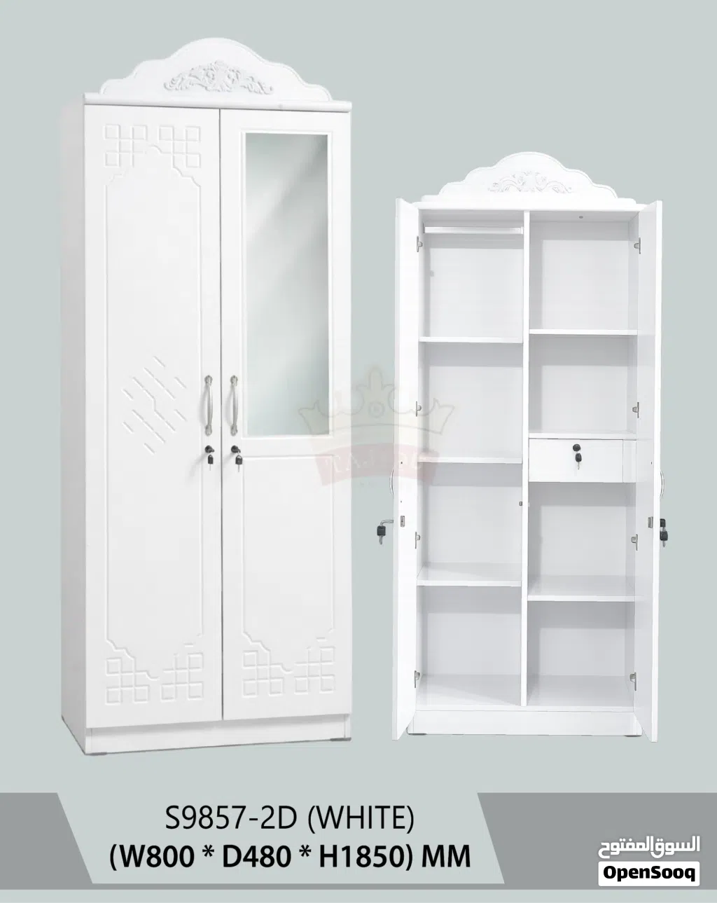 2 door cabinet wardrobe