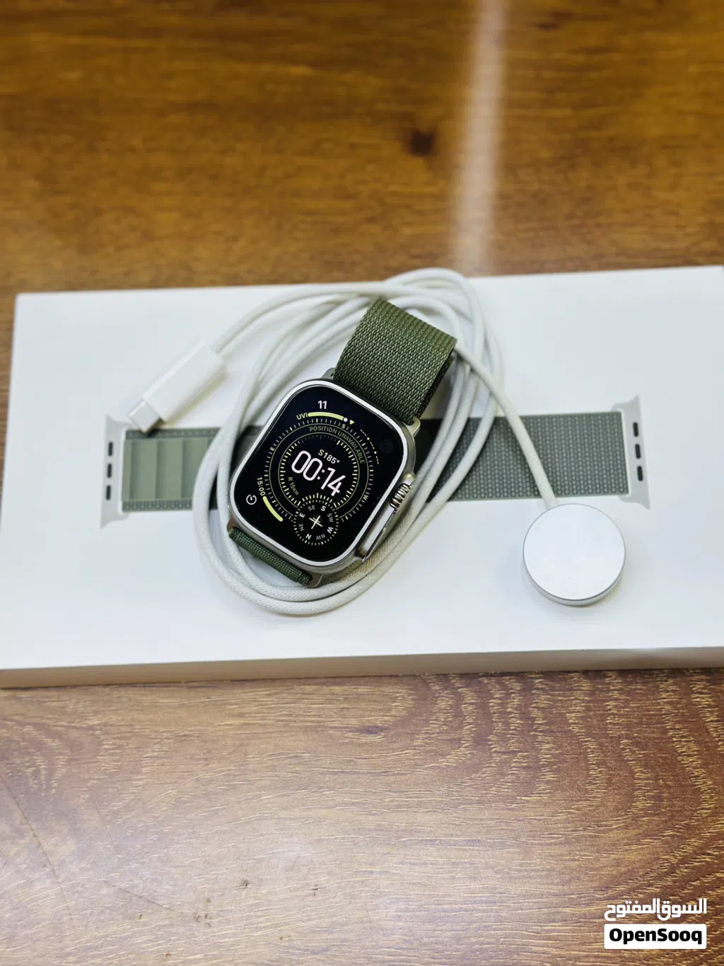 Apple Watch ultra 2 49MM Natural titanium condition used like new one month warranty with charger.