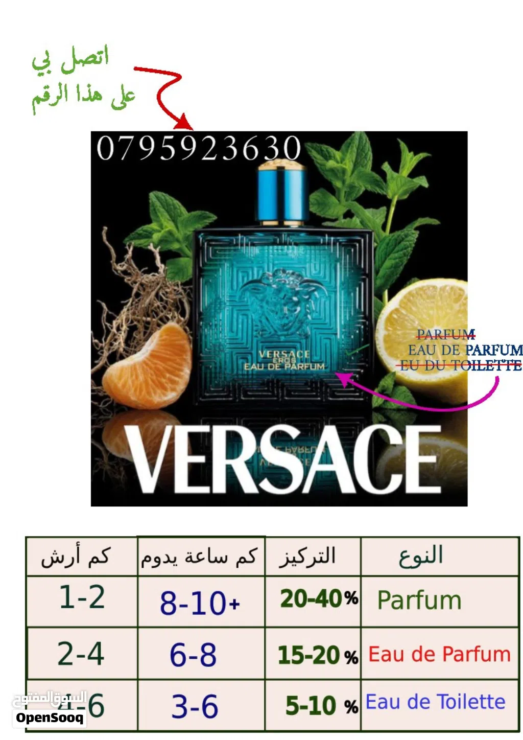 Versace 100ml Eau de Parfum