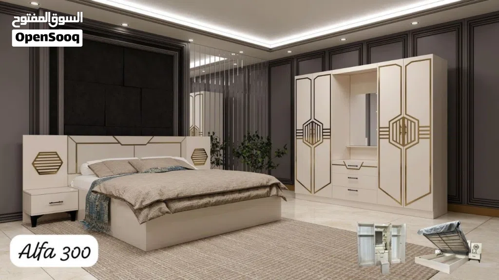غرف نوم تركيا بأحدث التصاميم والوان العصرية لأصحاب التميز والذوق الرفيع موديلات متنوّعة حسب ال