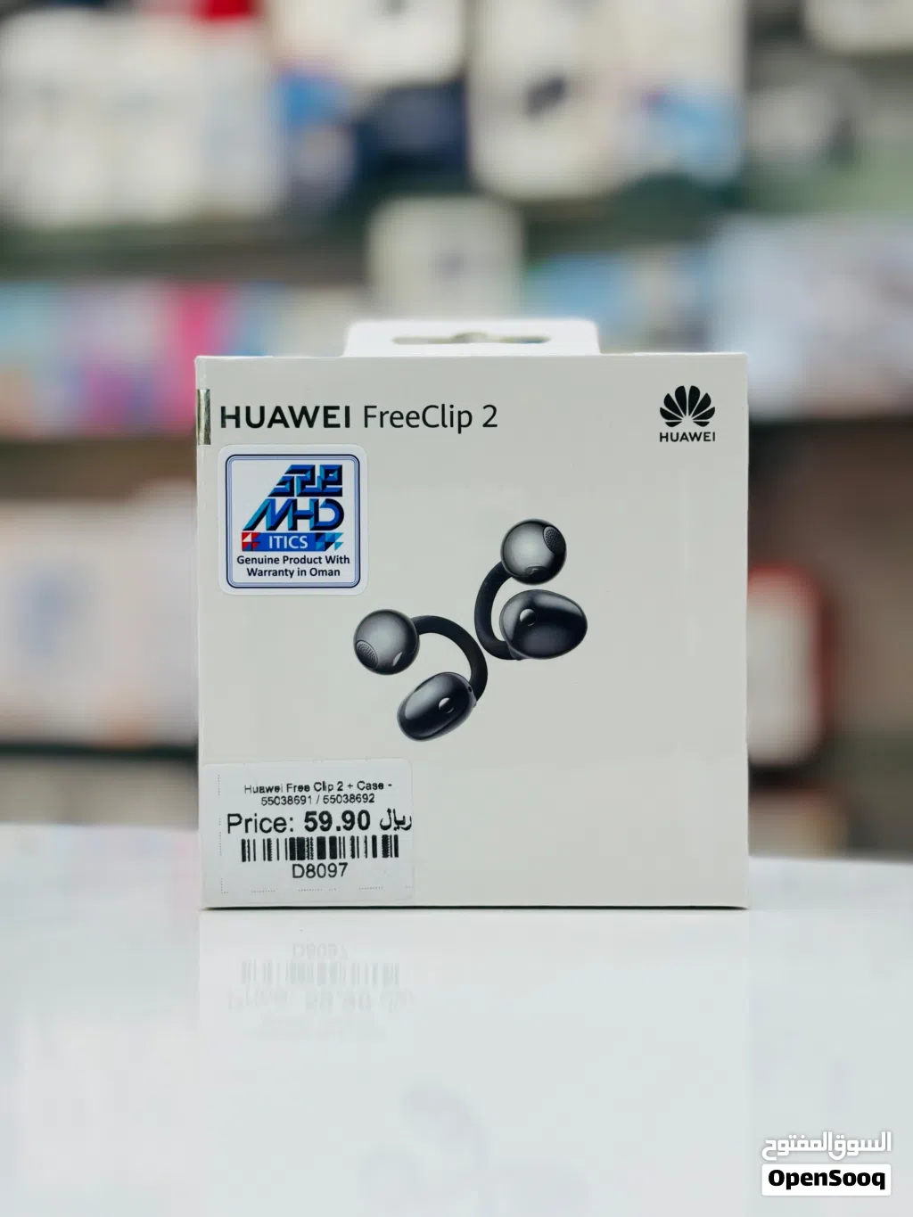 Brand New Huawei FreeClip 2 in Oman 38-Hour Battery 1 Year Warranty