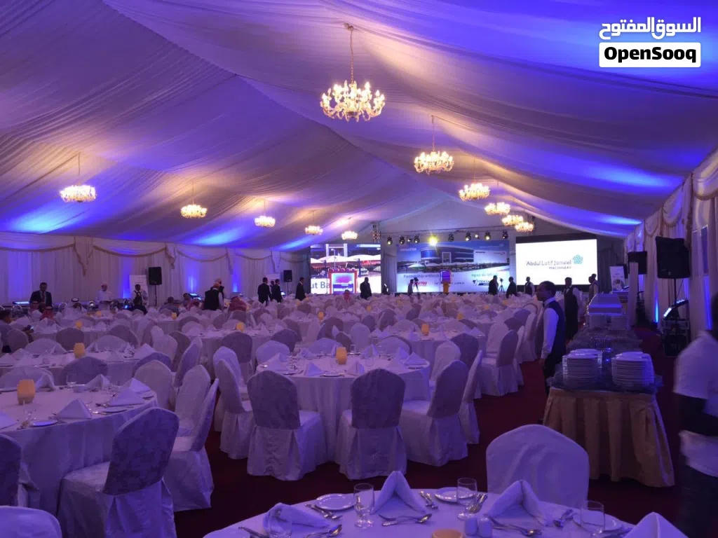 تأجير الخيام خيمة الأوربية - مفارش - تكييف PVC tents